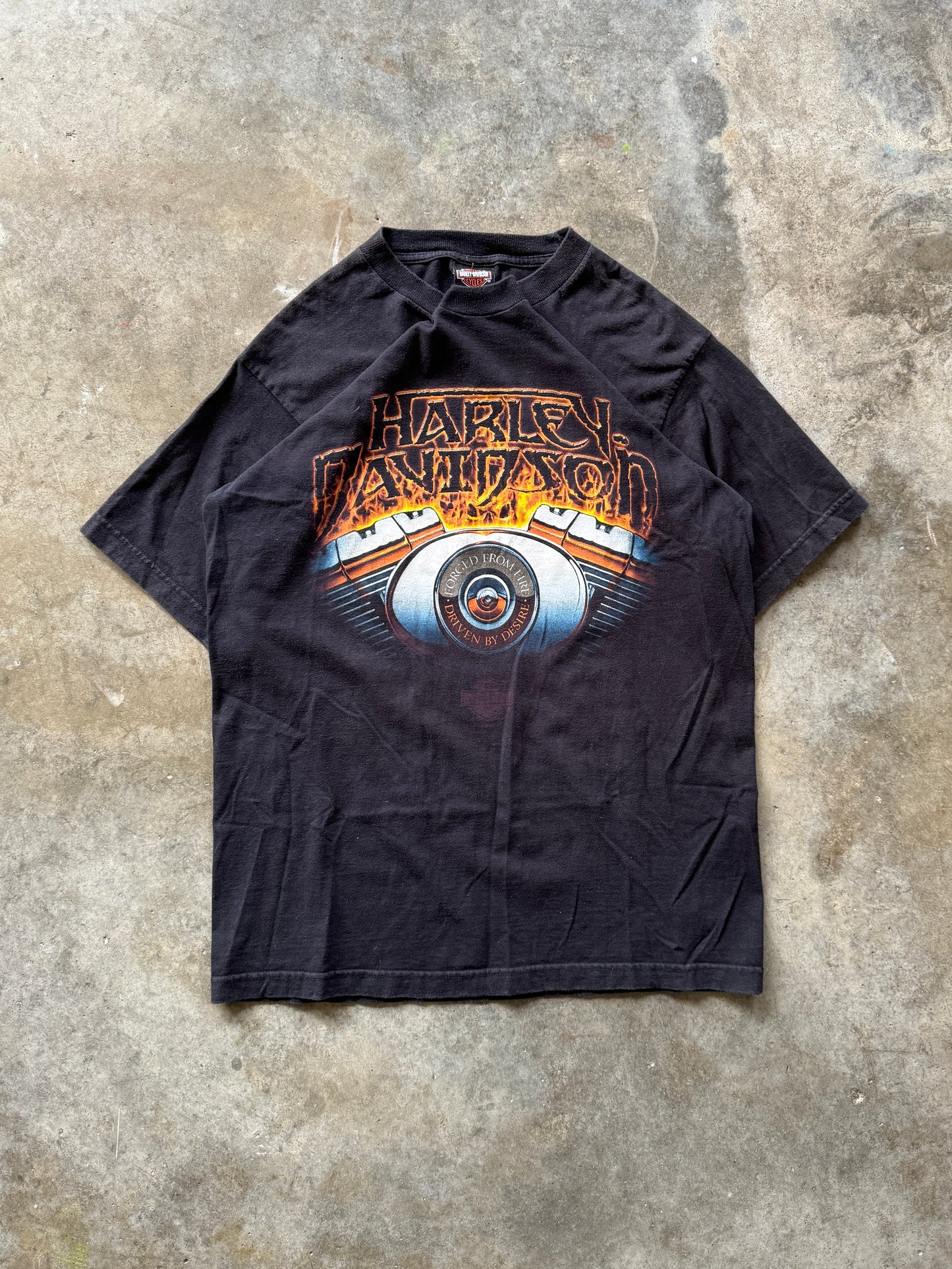 (L) Vintage Harley Tee