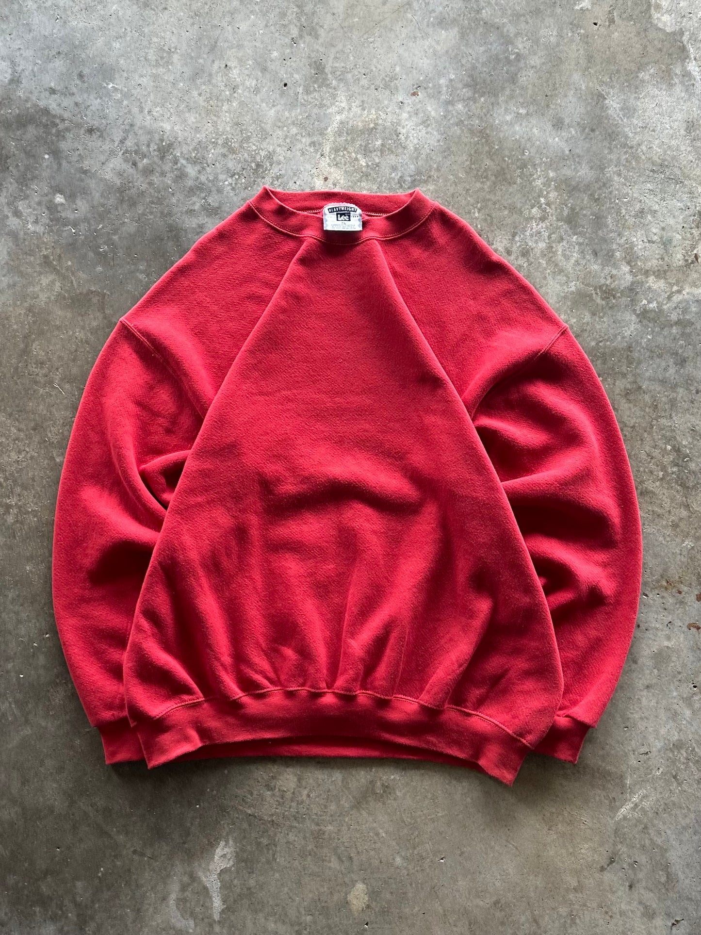 (XL) Vintage Lee Essential Red Sweatshirt