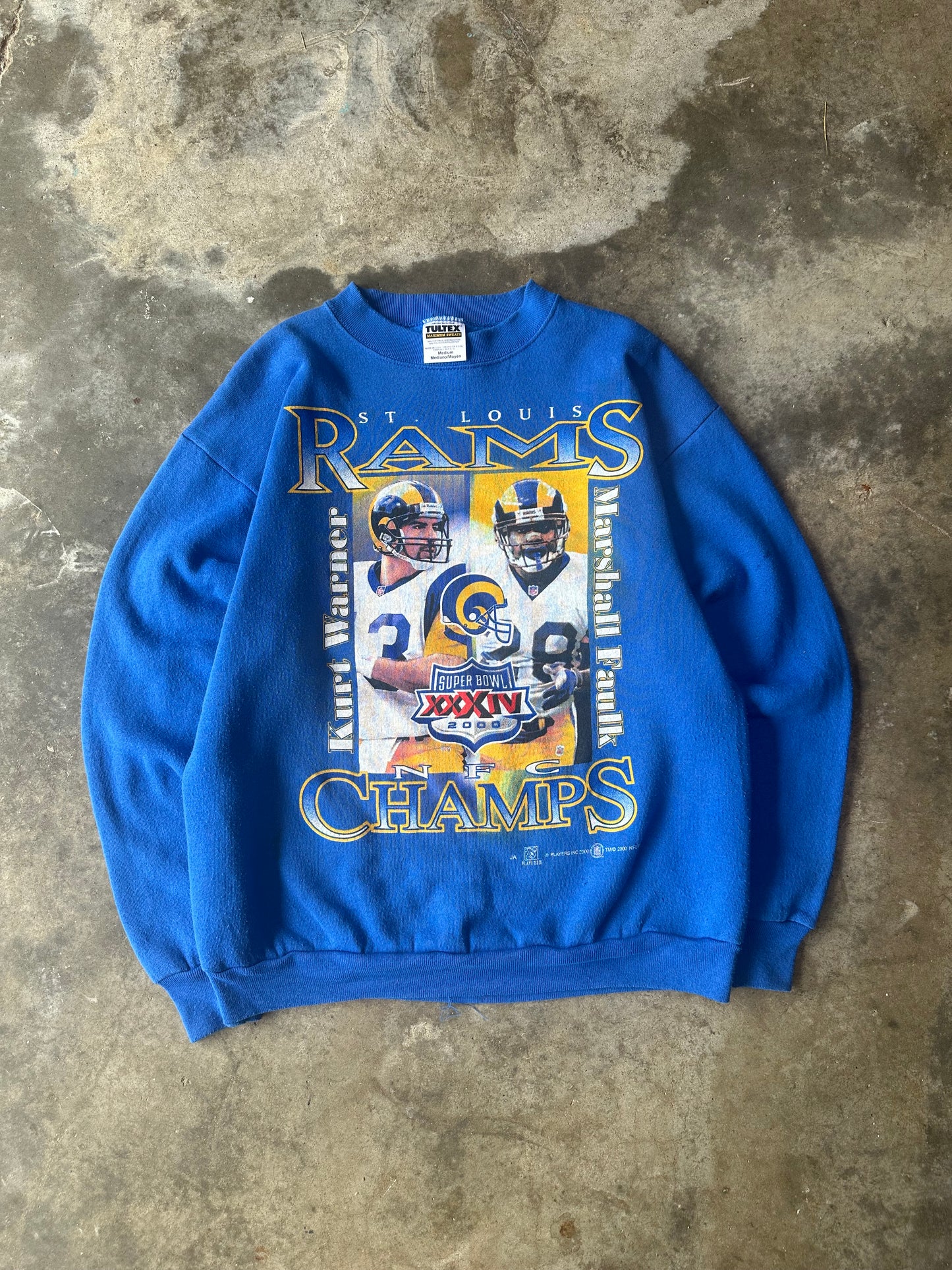 (M) 2000 Rams Champs Sweatshirt