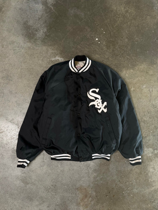 (L) Vintage White-Sox Bomber Jacket