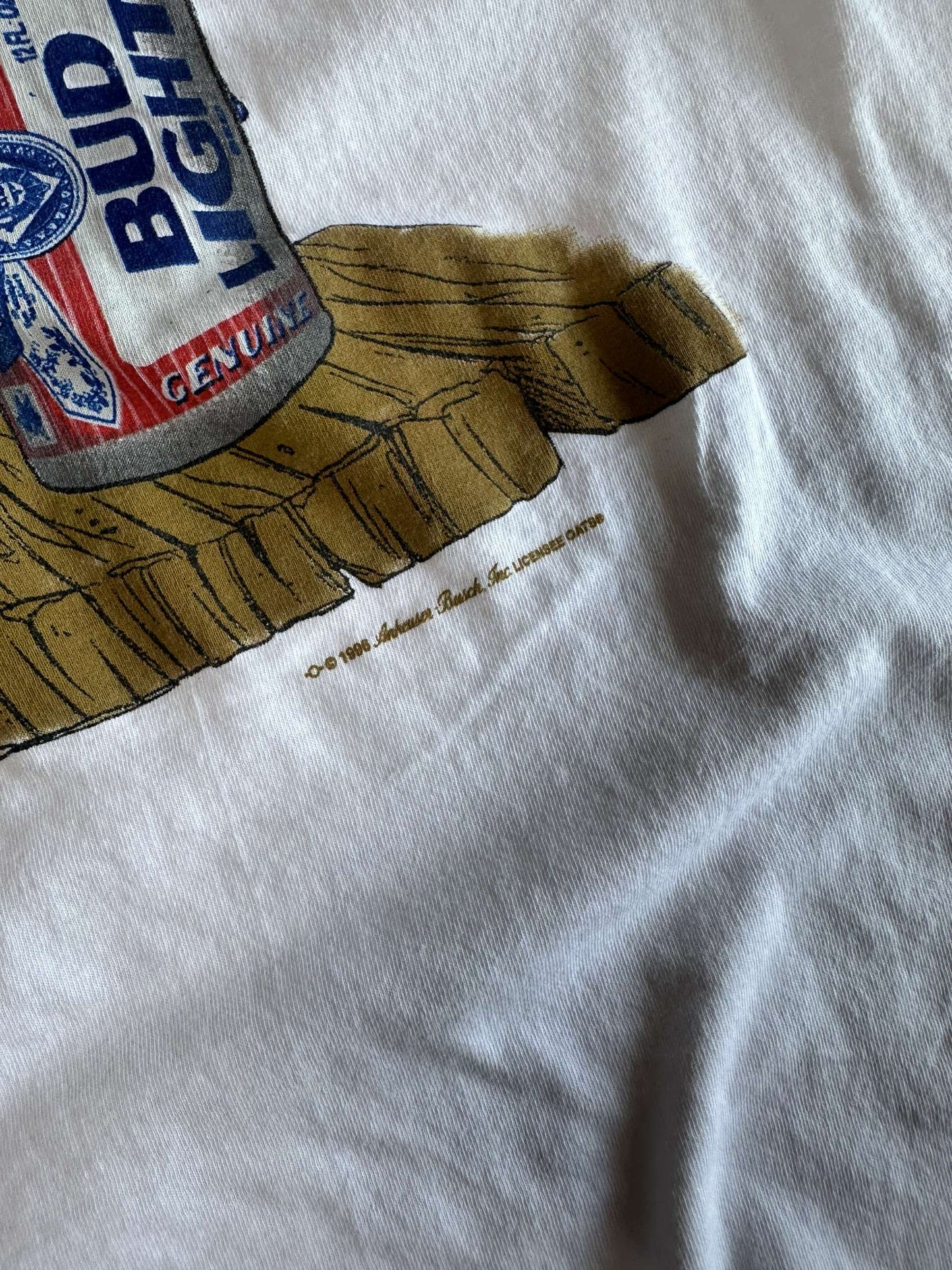 (XL) Vintage Bud Light 'I Love You Man' Tee