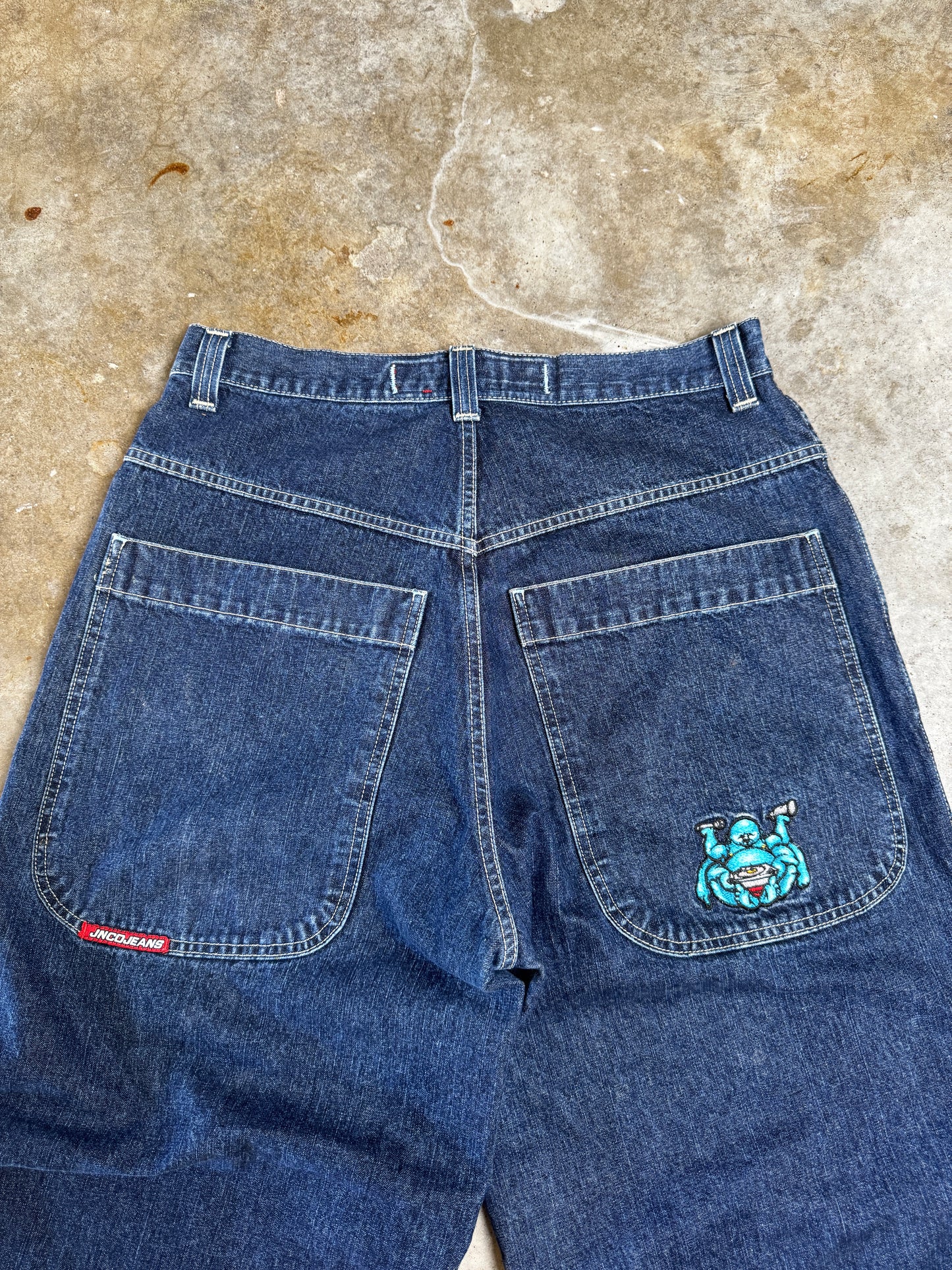 (34 x 32) Vintage 90s DJ Buddha JNCO Baggy Jeans