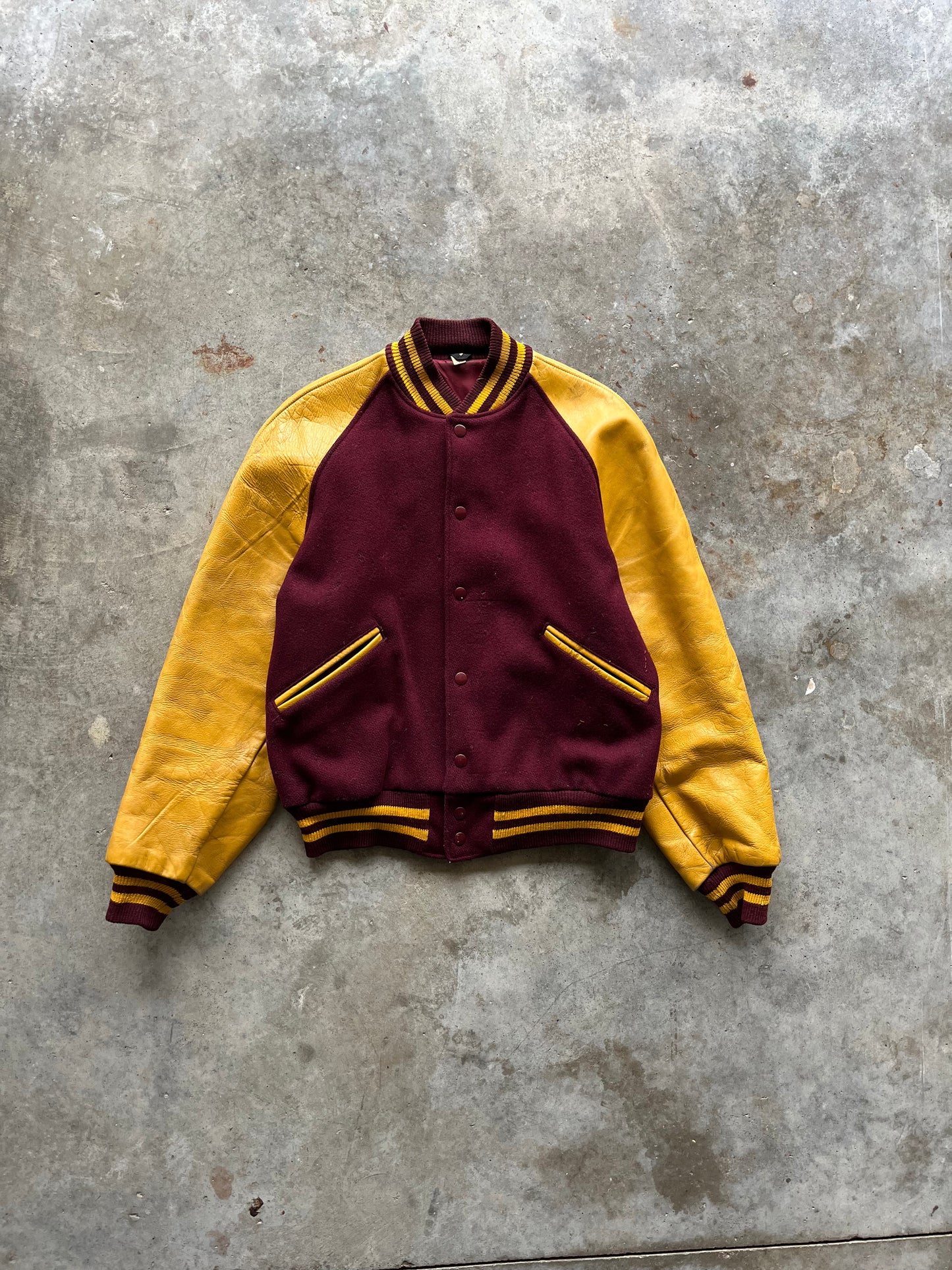 (L) Yellow/Purple Varsity Jacket