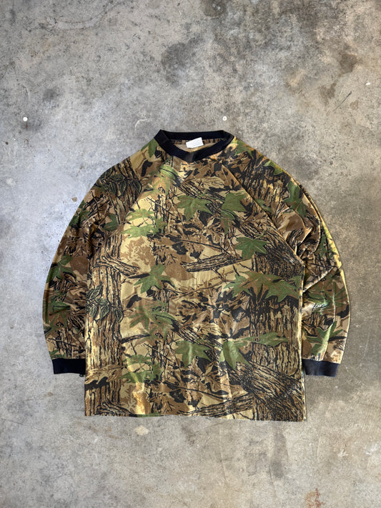 (L) Vintage Camo Longsleeve