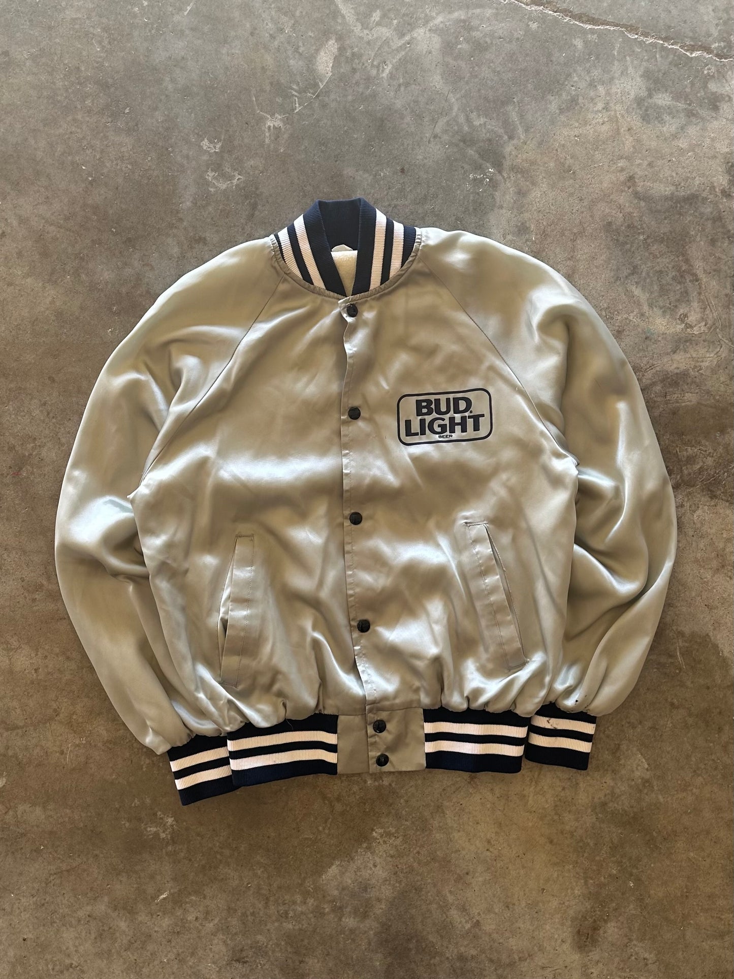 (M) Vintage Bud Light Nylon Jacket