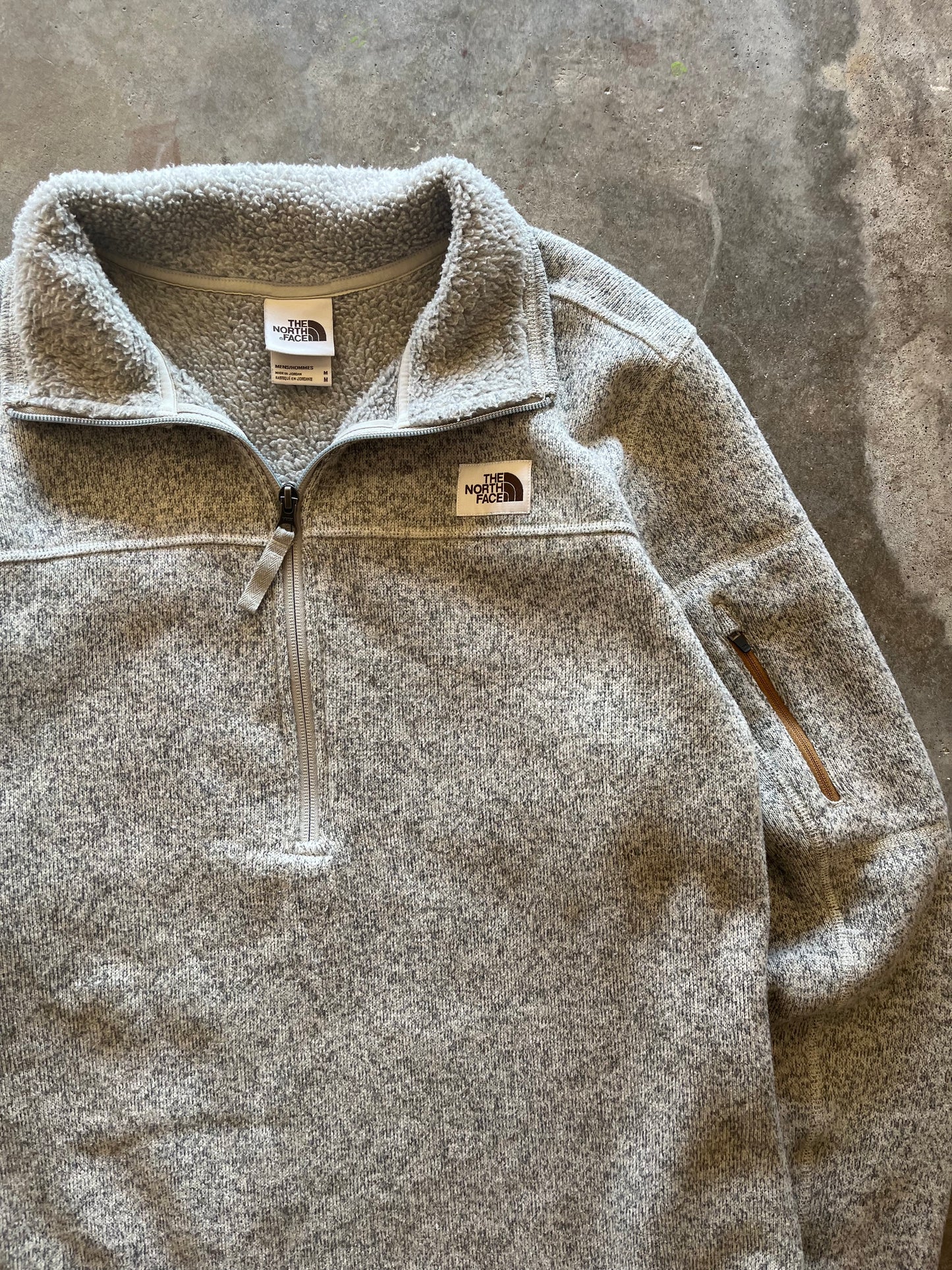 (M) Vintage The North Face Zip-Up Grey