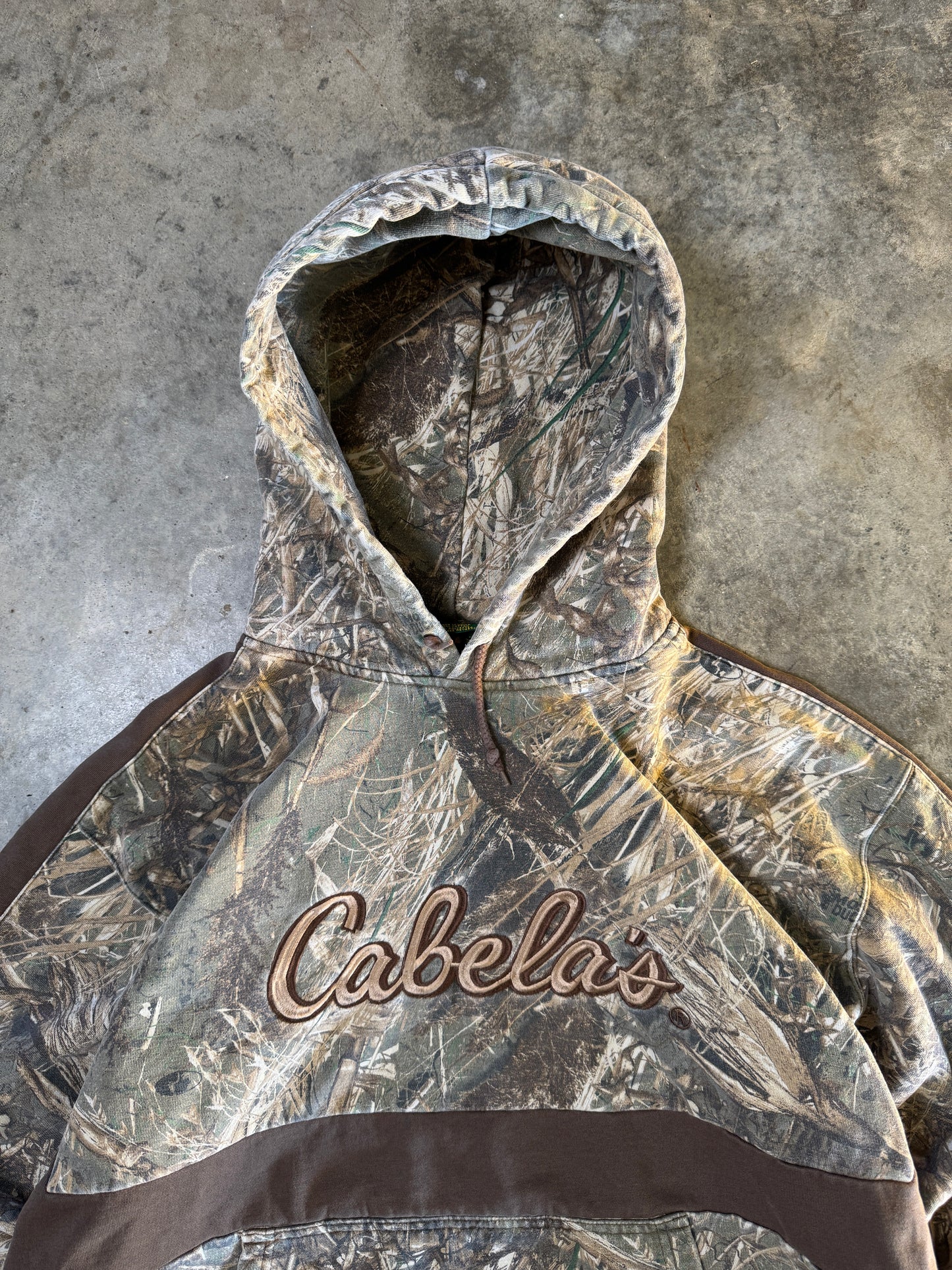 (XXL) Vintage Cabela's Camo Hoodie