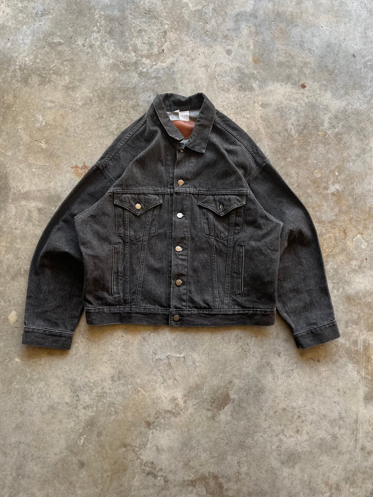 (XL) Vintage 90s Marlboro Dark Denim Jacket