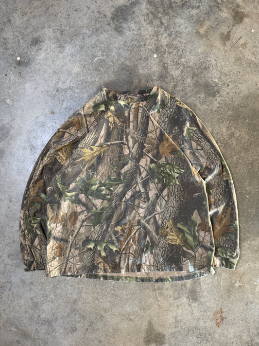 (XXL) 00s Camo Longsleeve