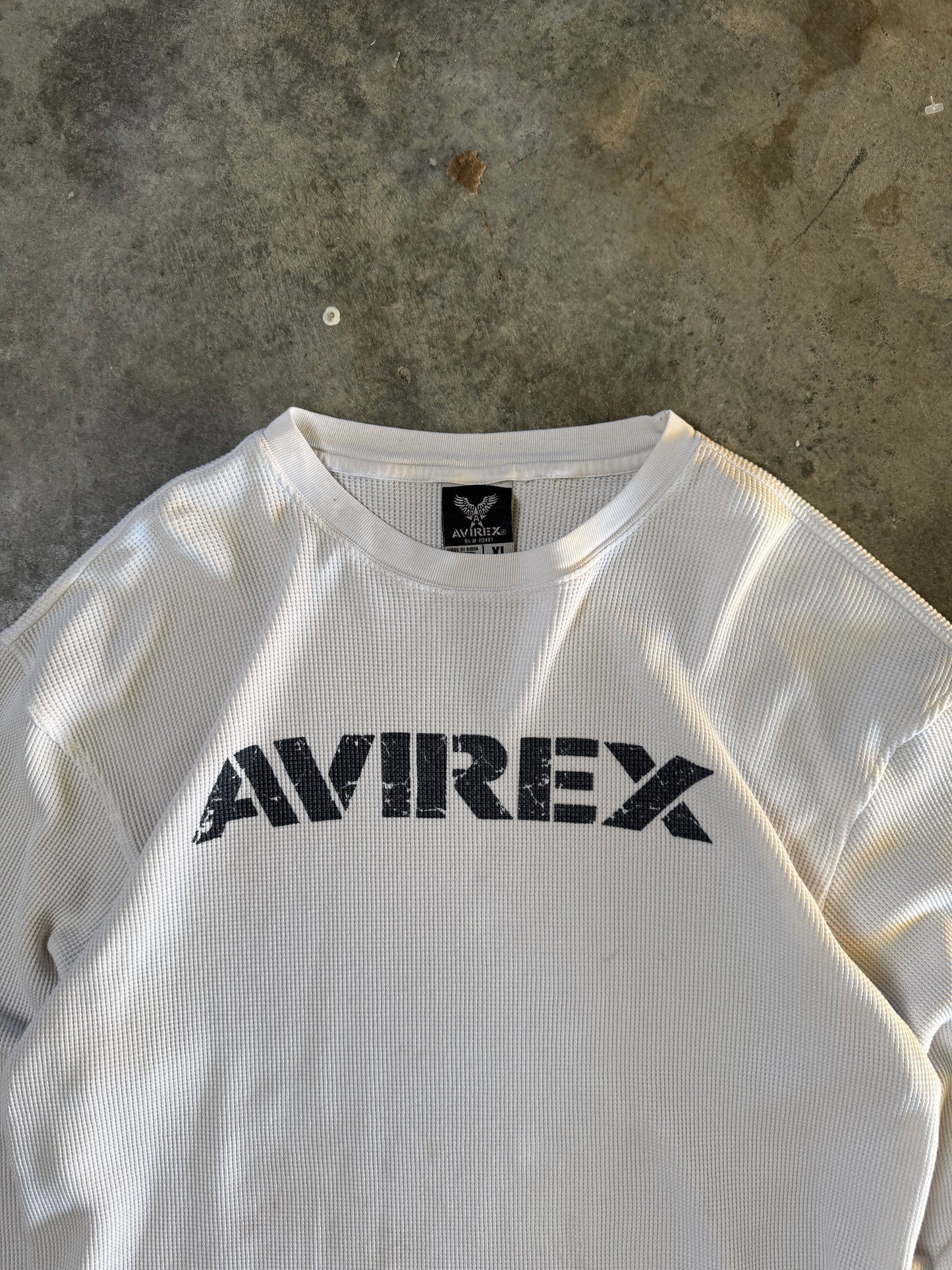 (XL) Vintage Avirex Thermal Longsleeve