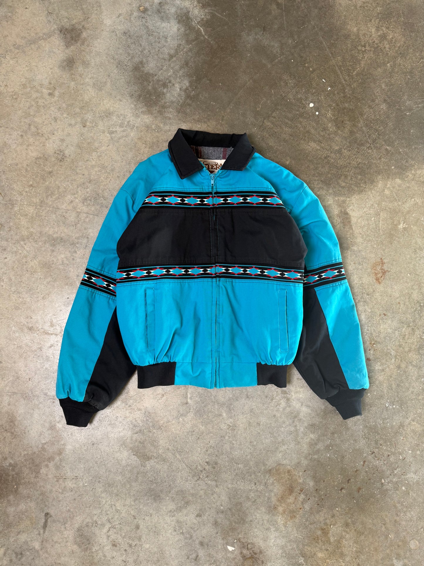 (XL) Vintage Aztec Jacket