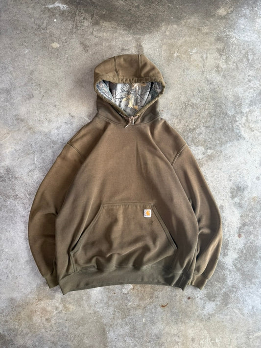 (L) 00s Carhartt Camo-Interior Hoodie