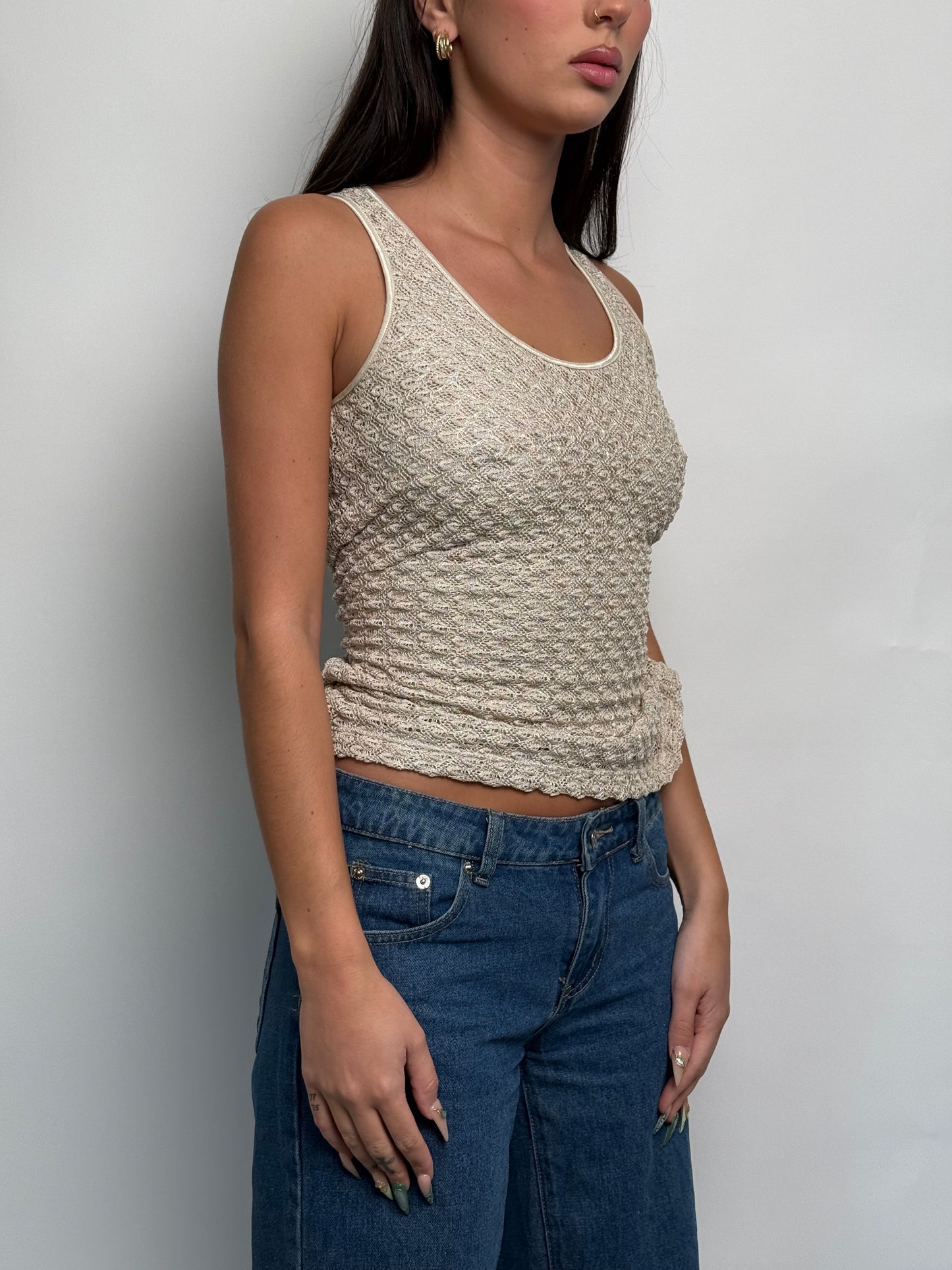 (S) 00s Laced Tank-Top