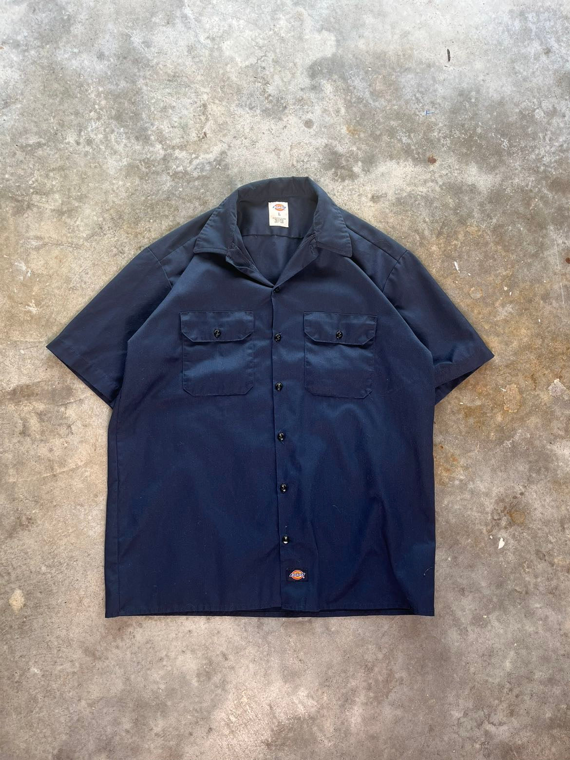 (L) Vintage Dickies Button-Up