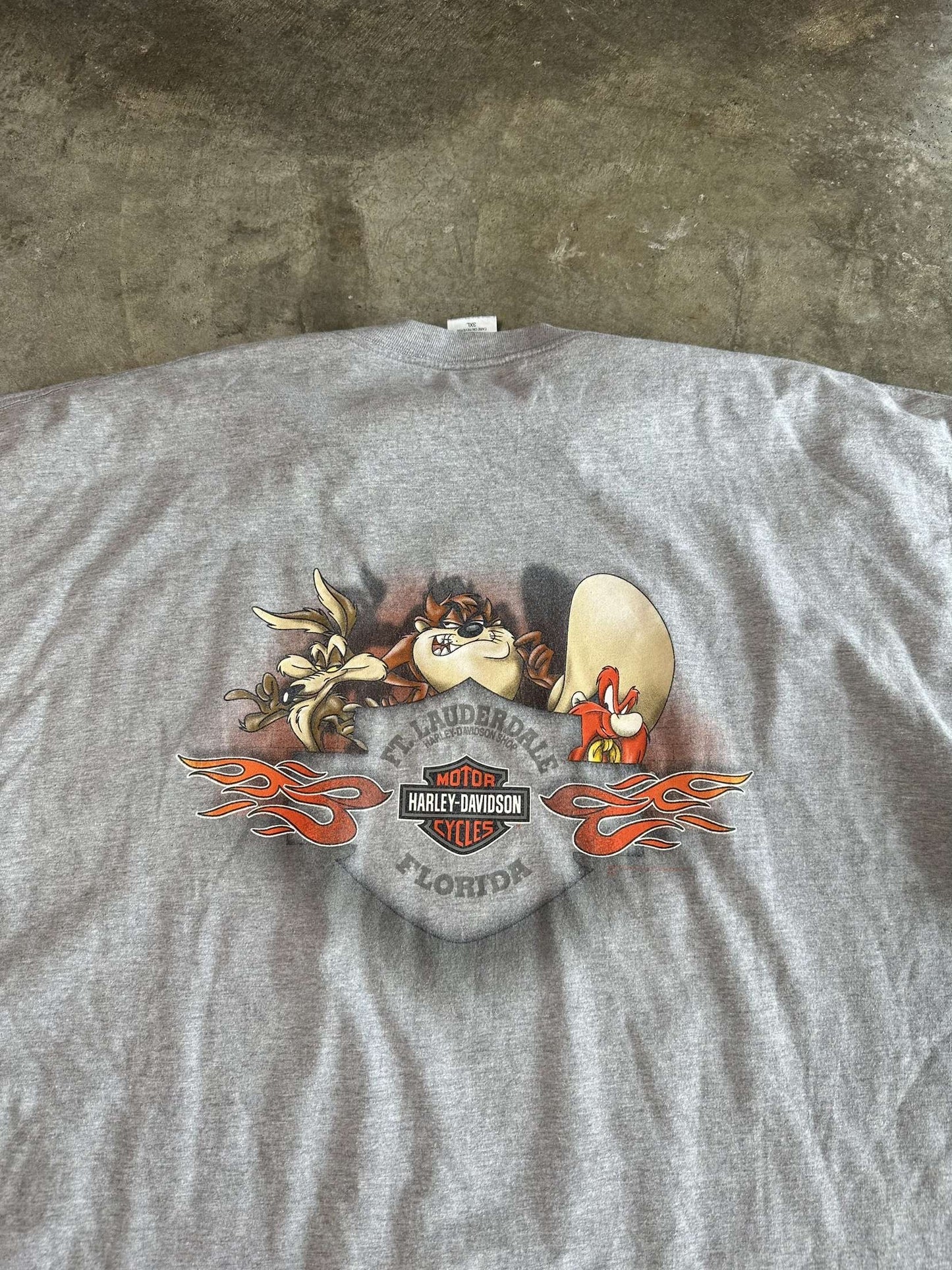 (XXXL) 00s Taz x Harley Tee