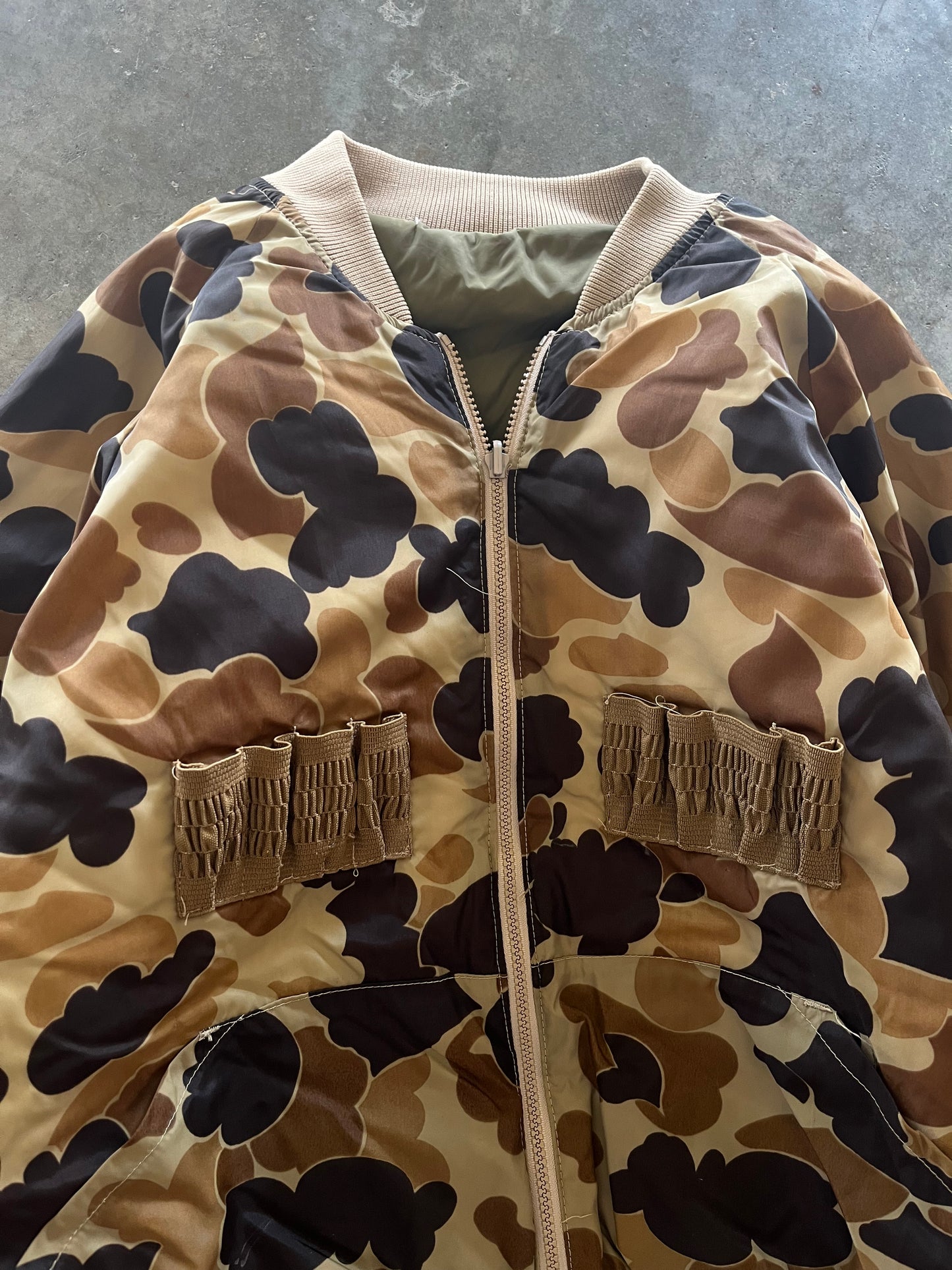 (L) Vintage Camo Hunting Jacket