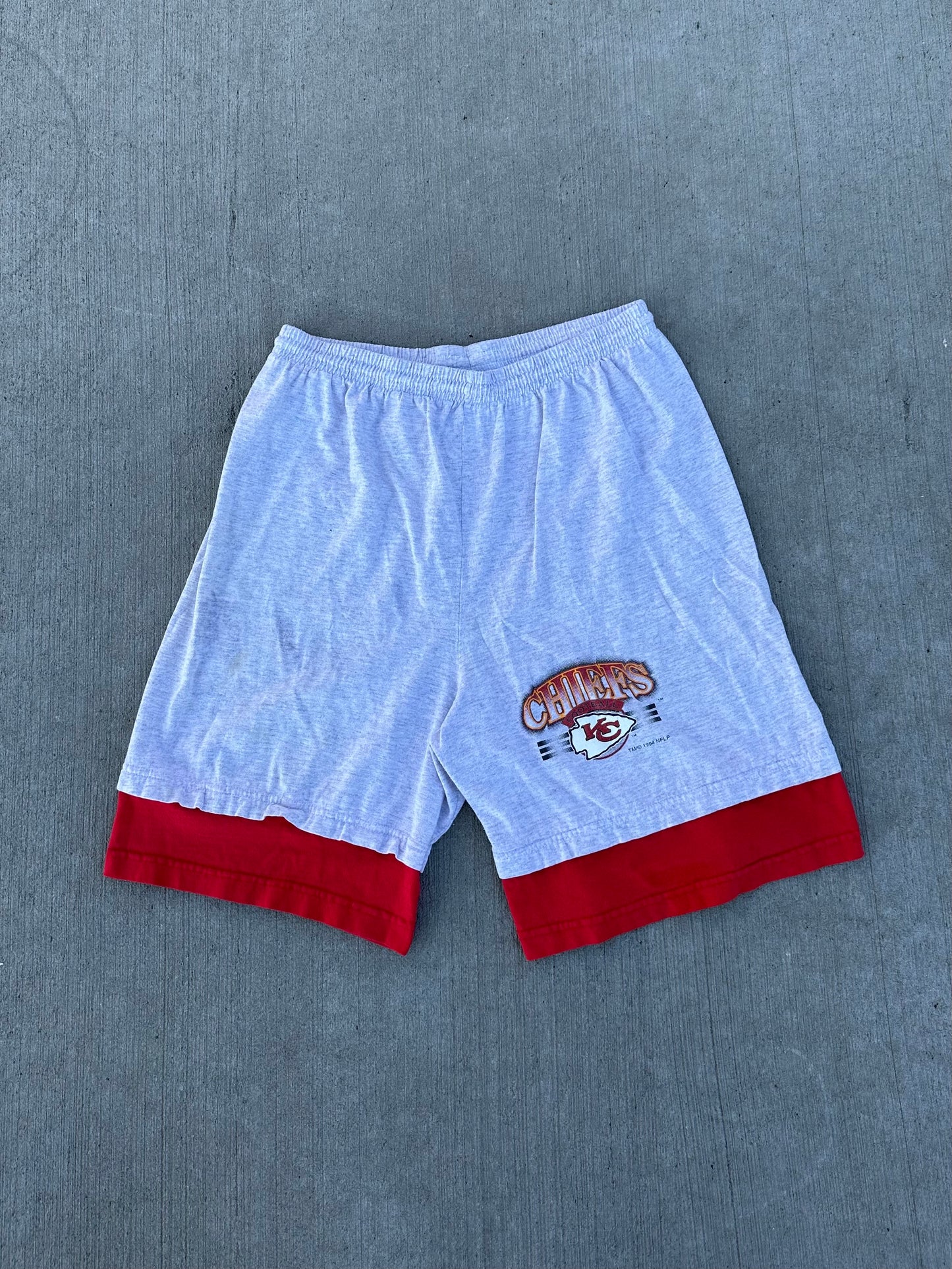 (XL) 1994 KC Chiefs Cotton Shorts