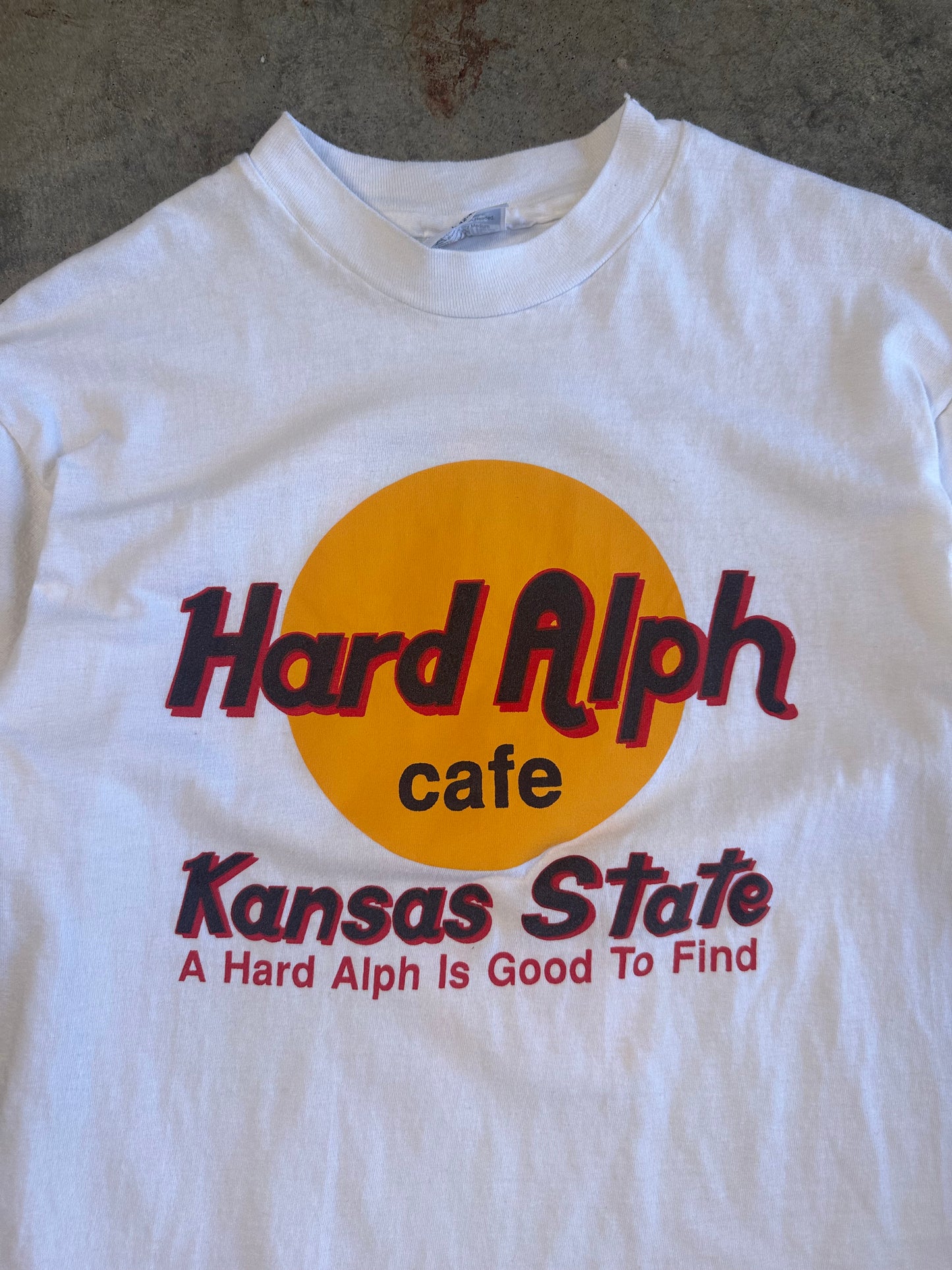 (XL) Vintage 90 Hard Alph K-State Tee