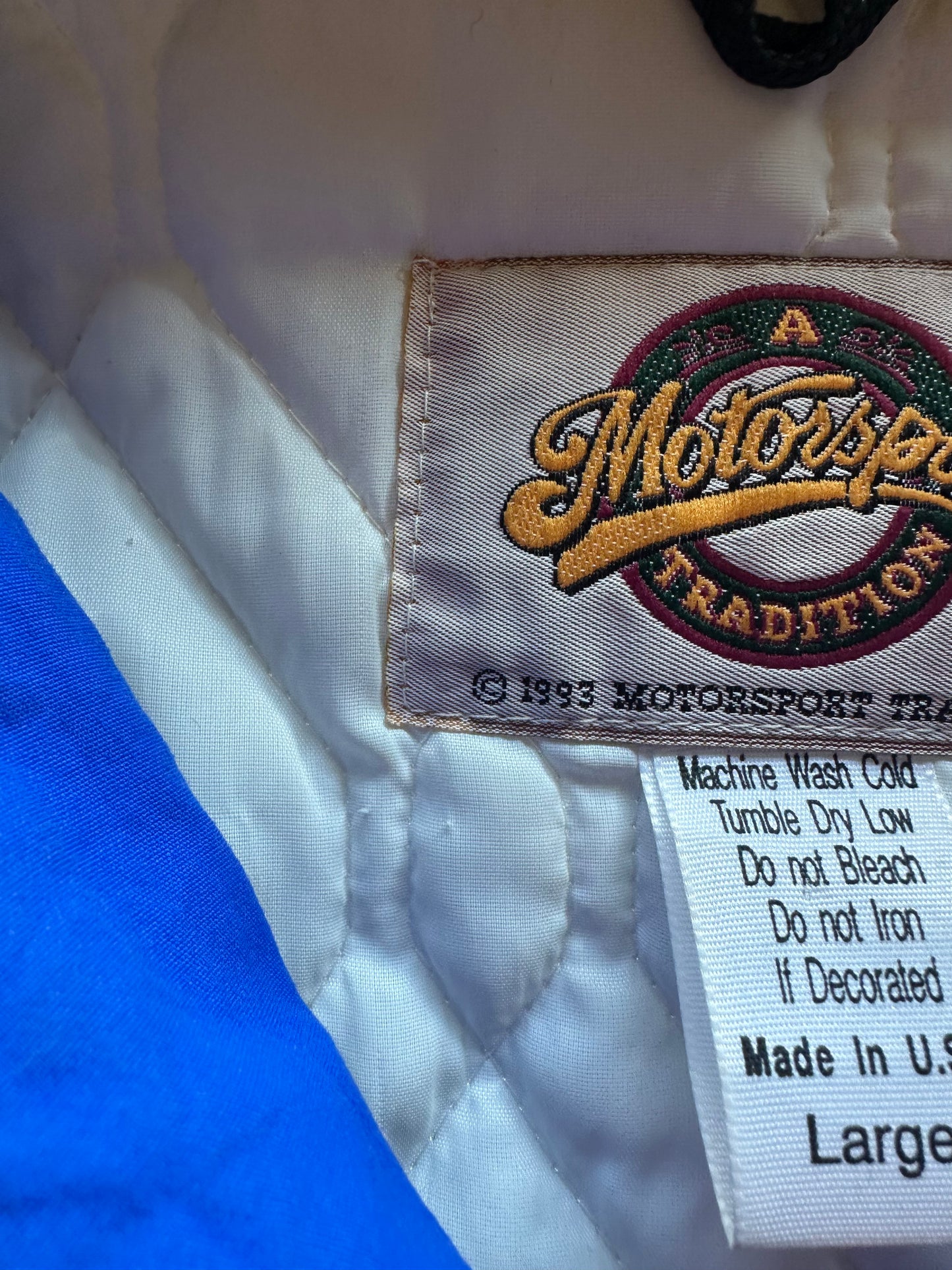 (L) 1993 Budweiser Racing Jacket