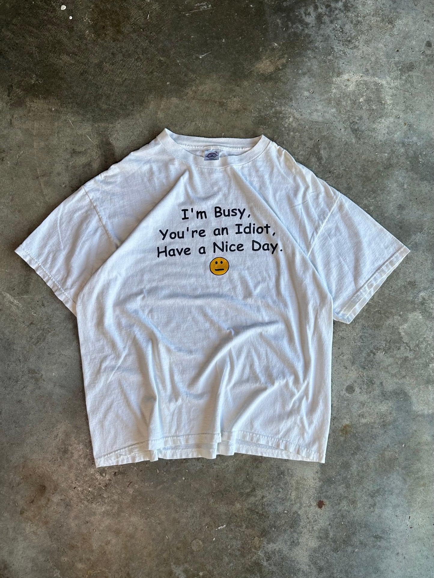 (XL) Vintage ‘I’m Busy’ Tee