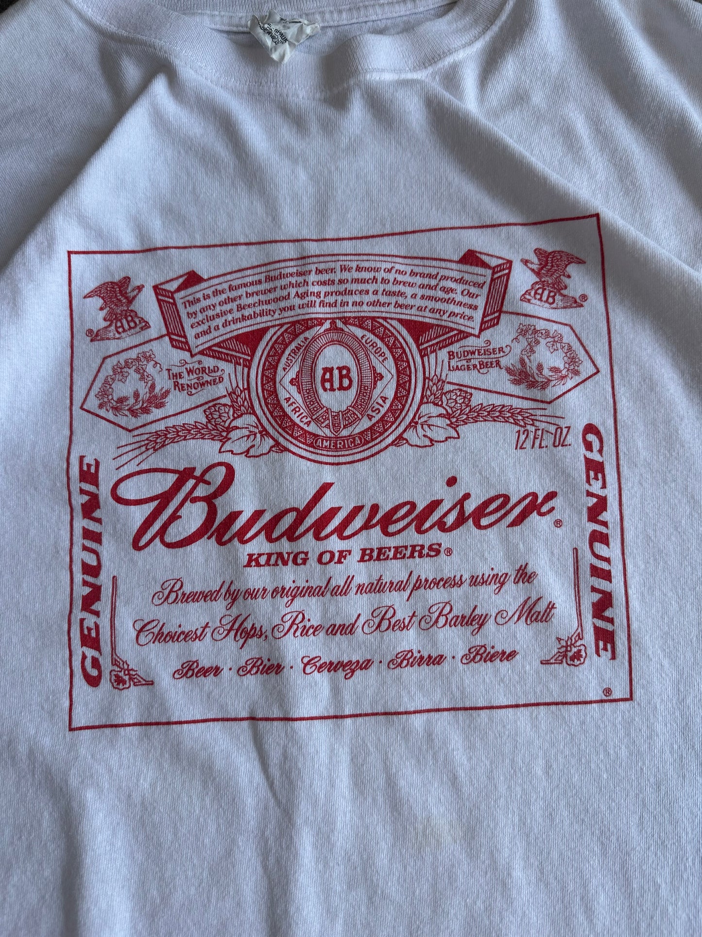 (XL) Vintage Budweiser Tee