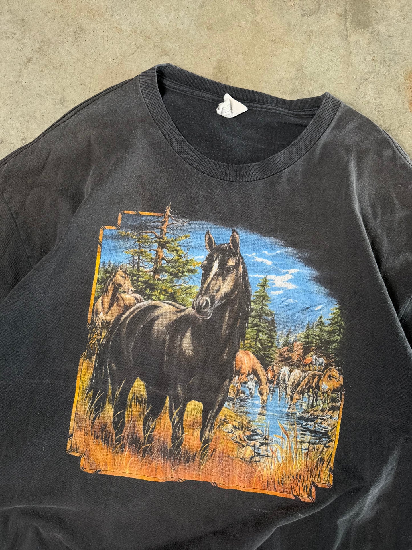 (XXL) Vintage Horses Tee