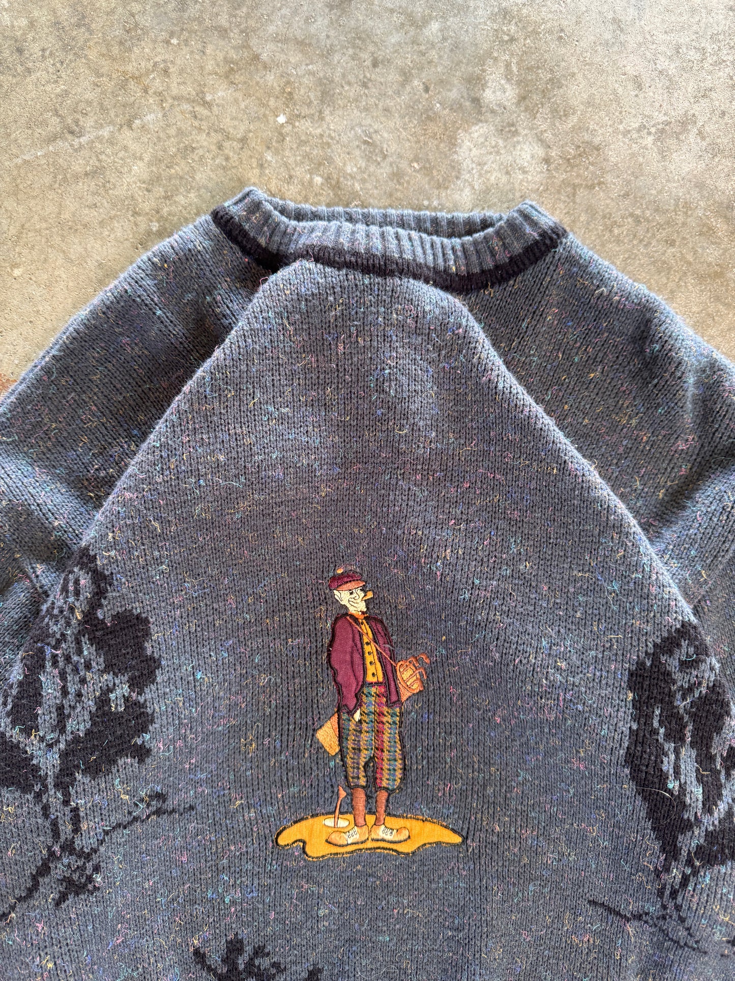 (M) Vintage Golf Sweater