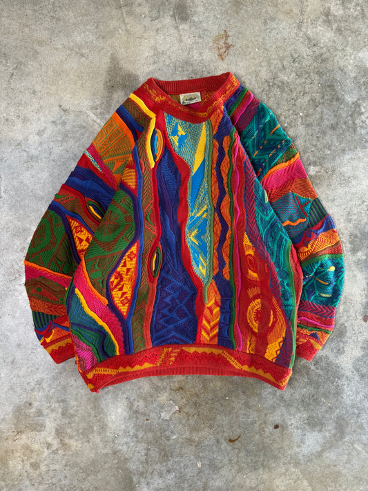 (L) Vintage Coogi-Like Sweatshirt