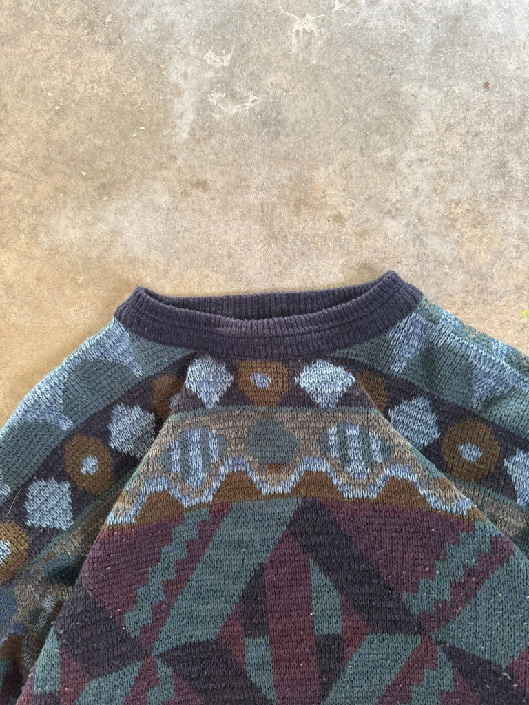 (XL) Vintage Abstract Sweater