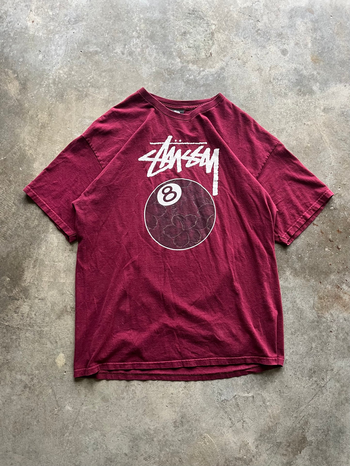 (XL) 00s Stussy 8 Ball Tee