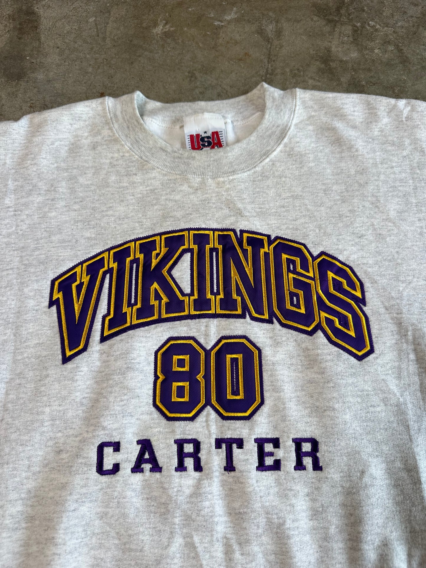 (XL) Vintage Vikings Carter Sweatshirt