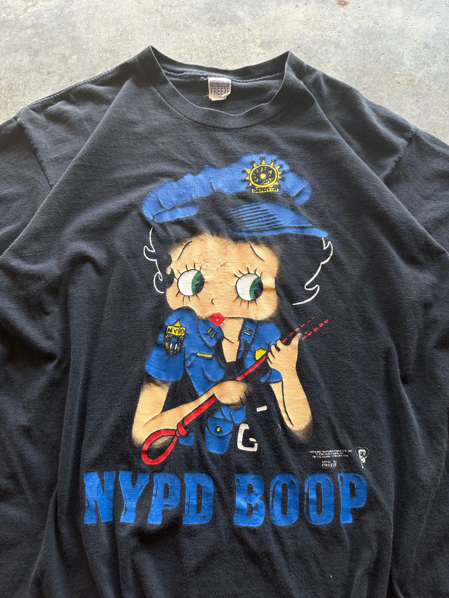 (XXL)1995 NYPD Betty Boop Tee