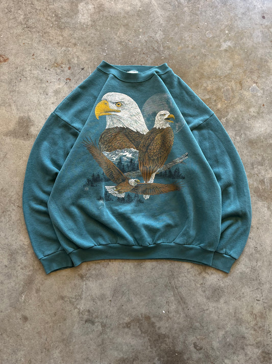 (XL) Vintage 80s Eagle Sweatshirt