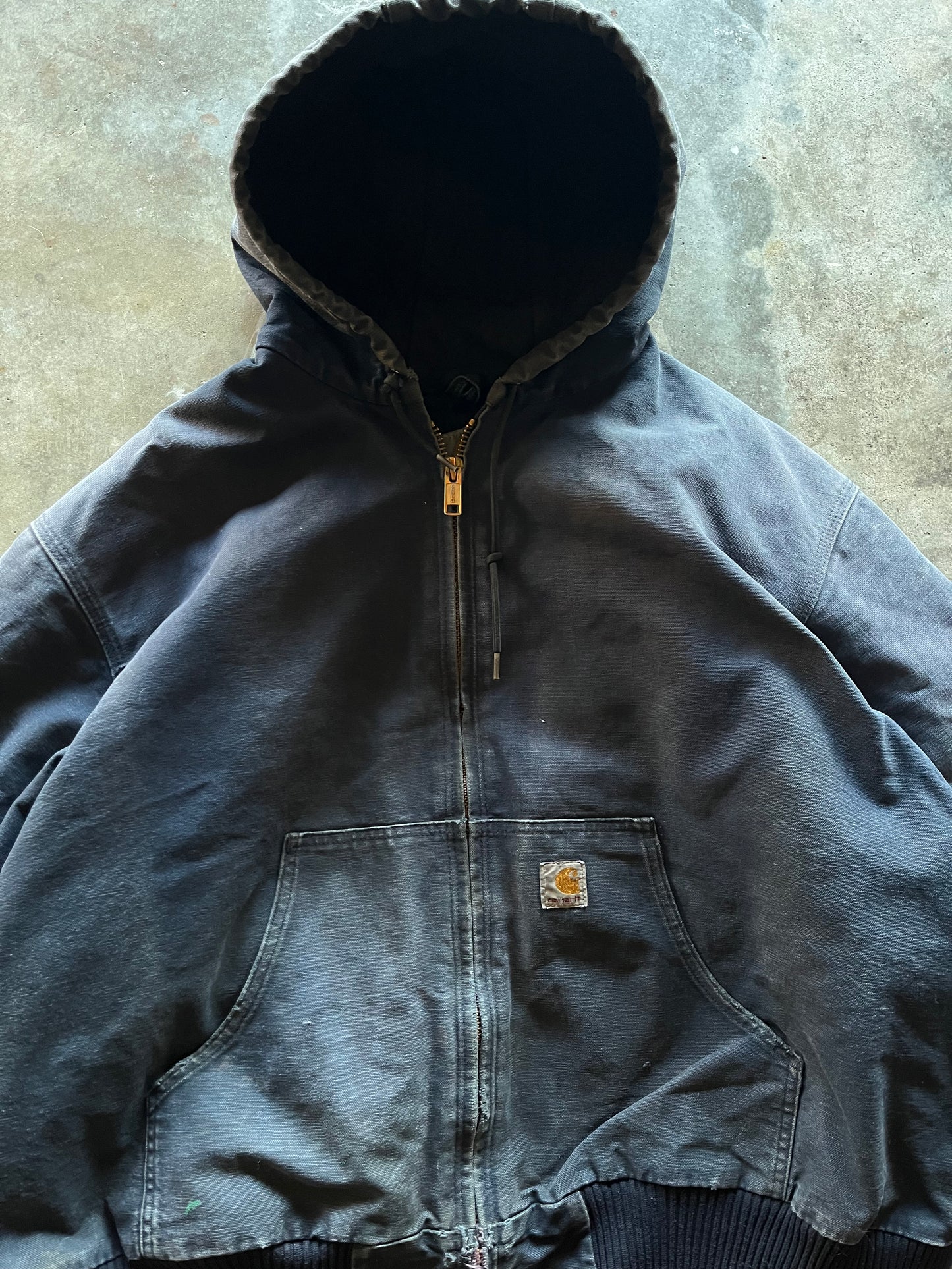 (XXL) Vintage Carhartt Hooded Jacket