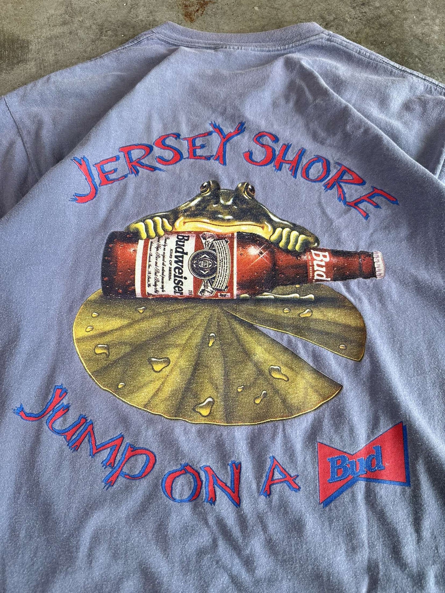 (XL) Vintage Budweiser 'Jersey Shore' Tee