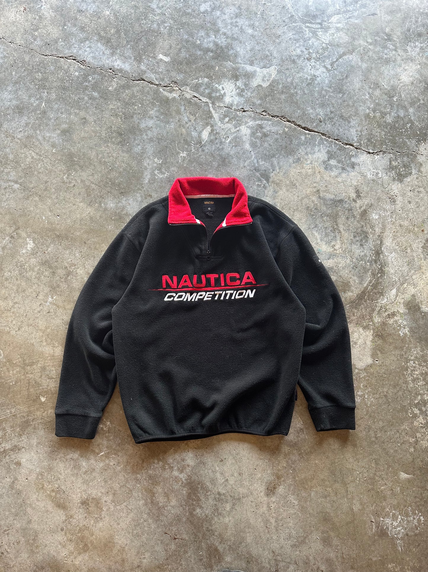 (L) Nautica Fleece Quarter-Zip