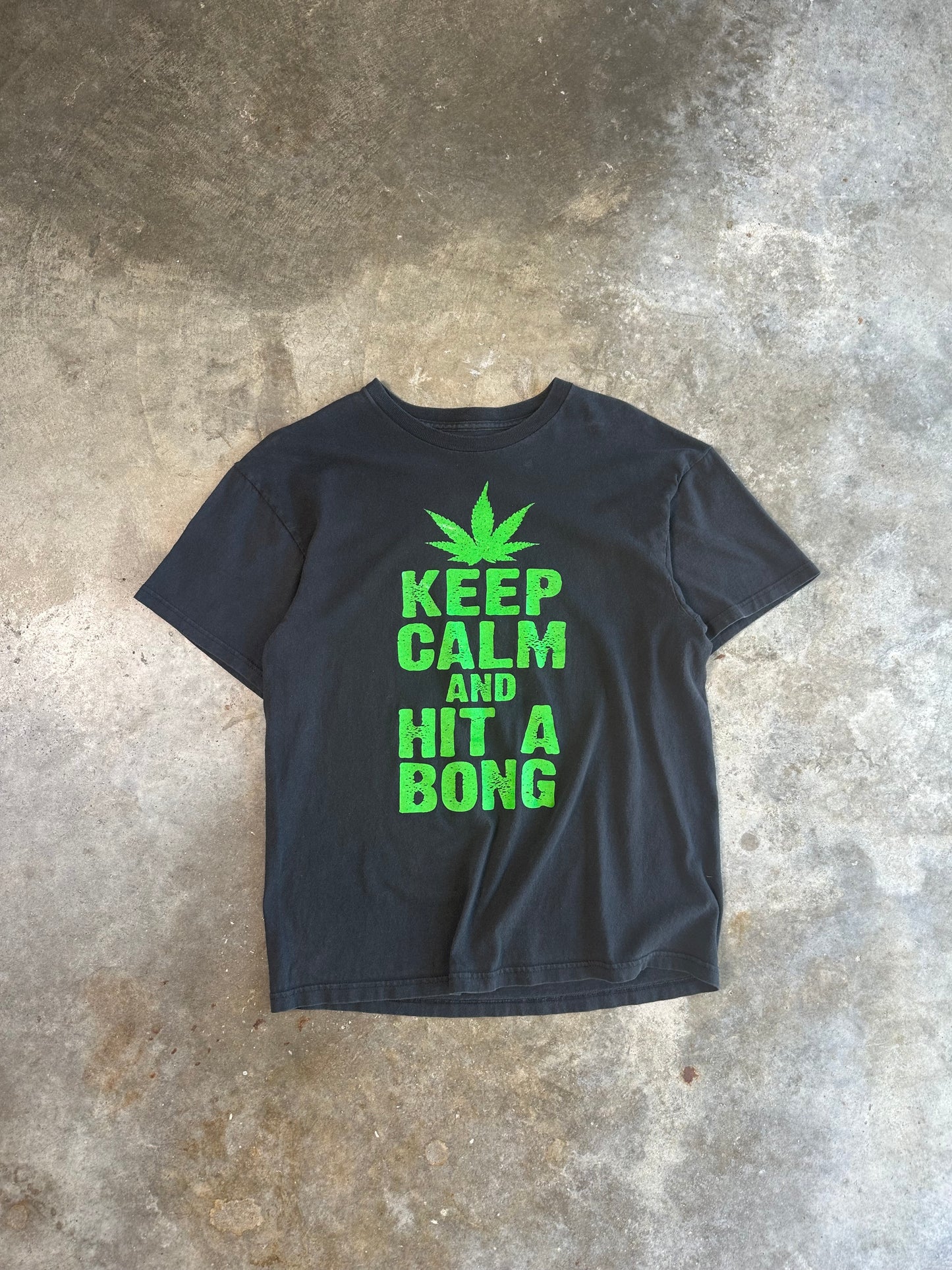 (L) Keep Calm and Hit a Bong Tee