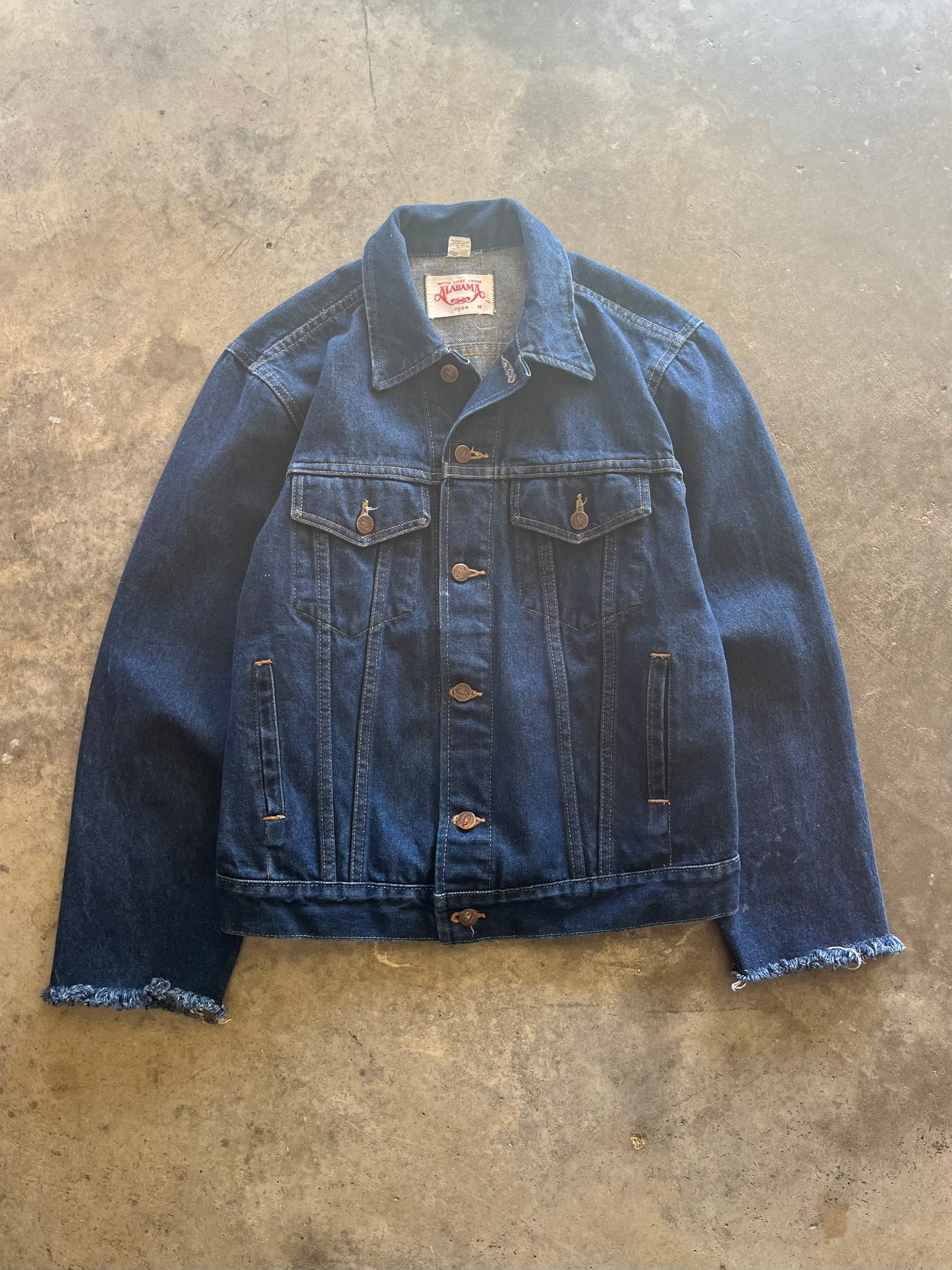 (M) 1984 Alabama Jean Jacket