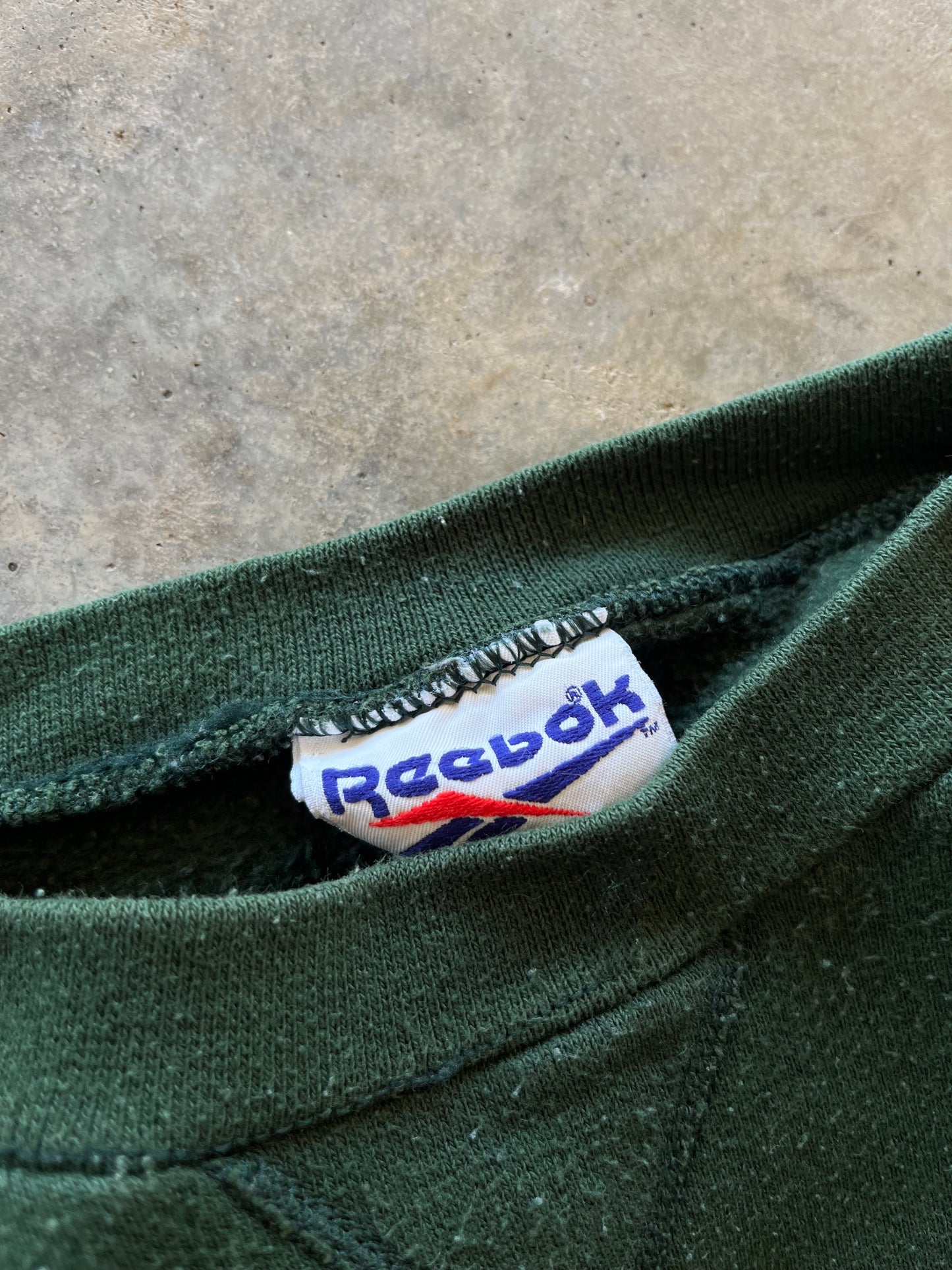 (XXL) Vintage 90's Pine Green Reebok Sweatshirt