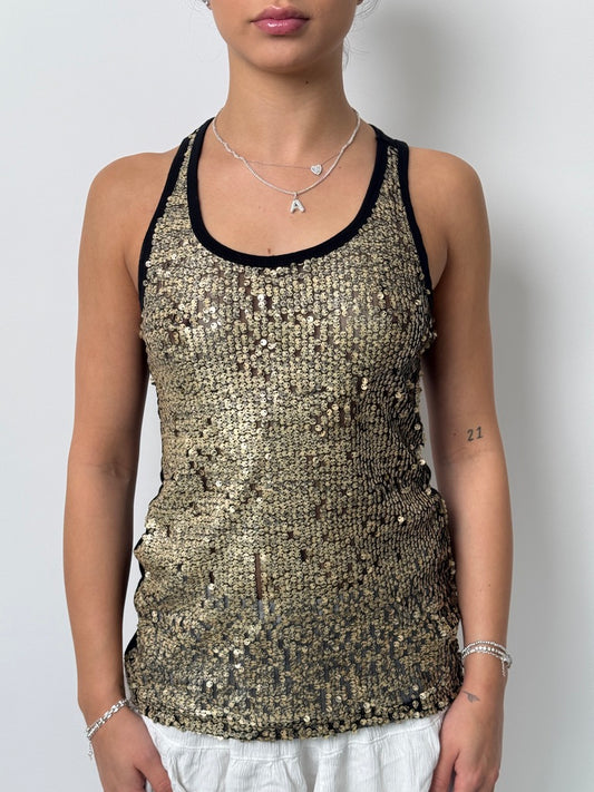 (XS) 00s Sequins Top