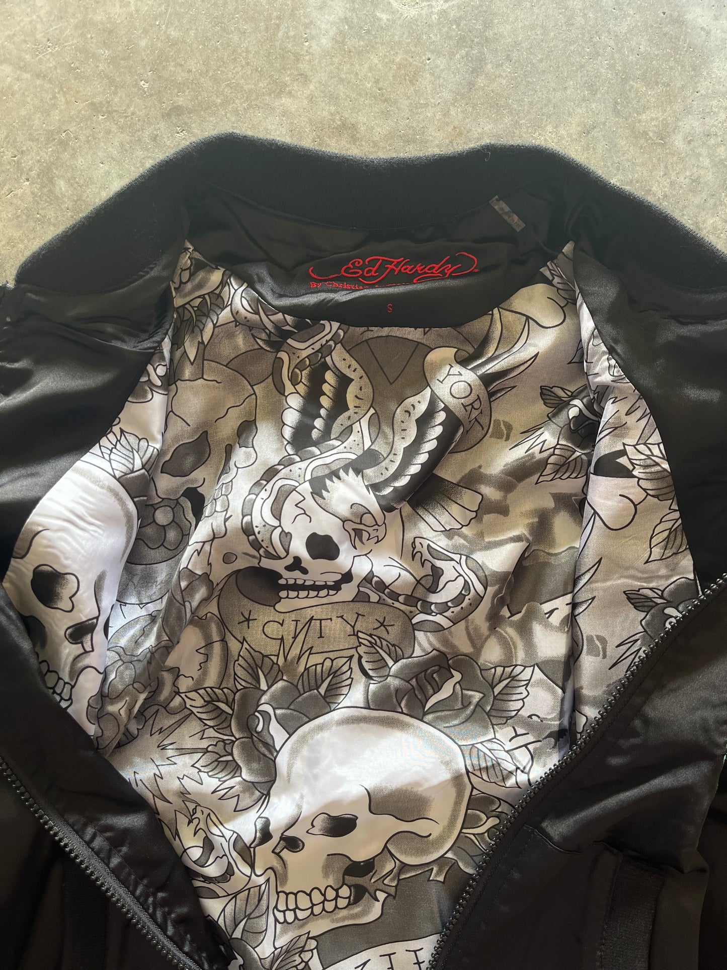 (S) 00s Ed Hardy Nylon Jacket