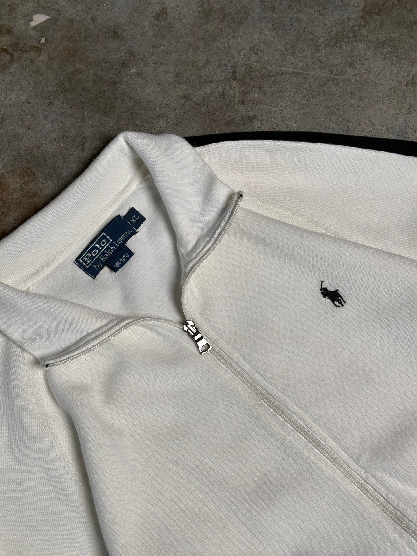 (XL) 00s Polo Zip-Up