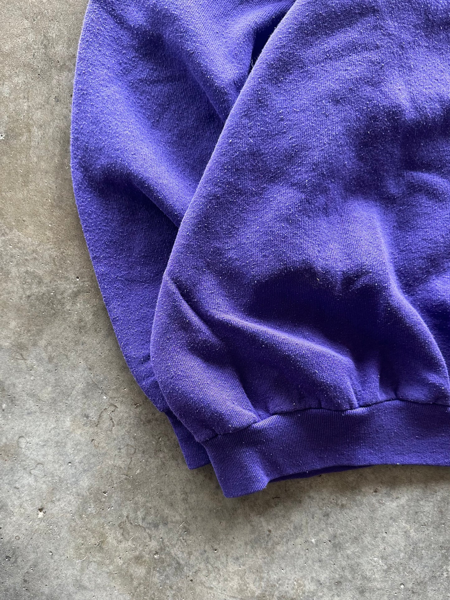 (L) Vintage Purple Blank Sweatshirt