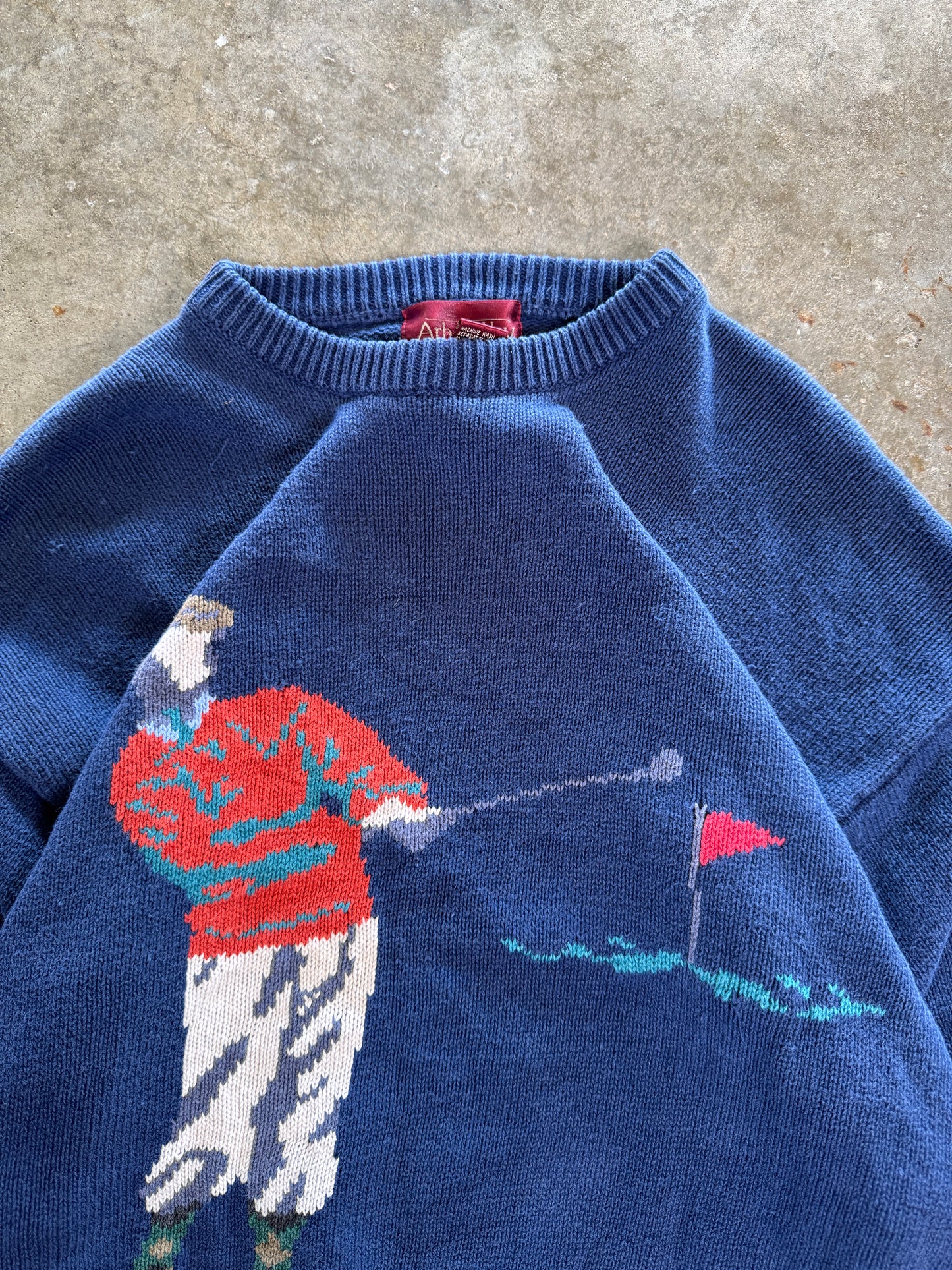 (L) Vintage Golf Sweater