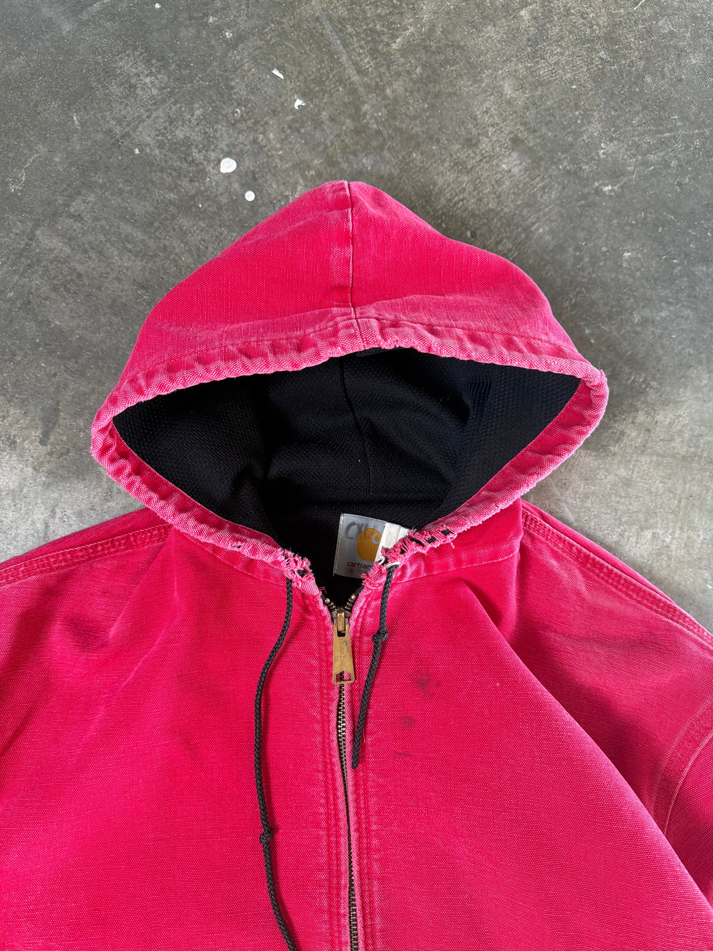 (L) Vintage Carhartt Hooded Jacket