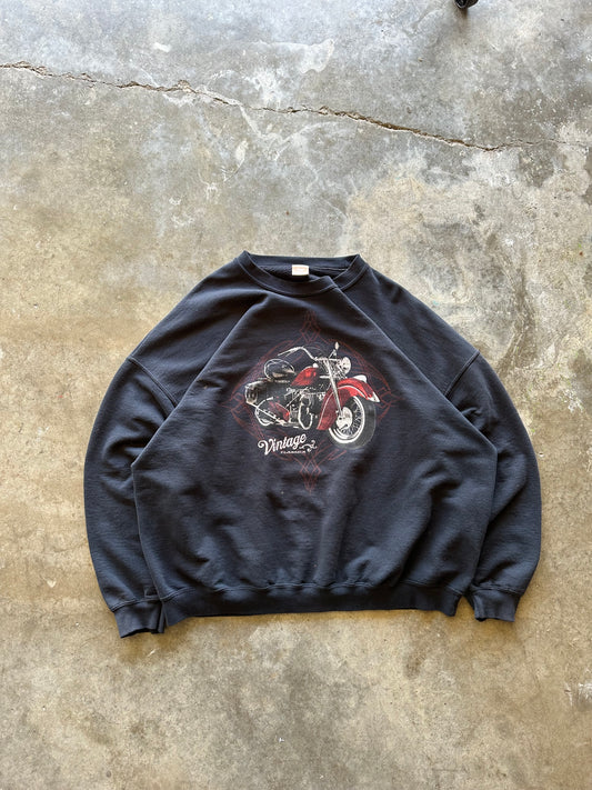 (XXL) Vintage Motorcycle Sweatshirt