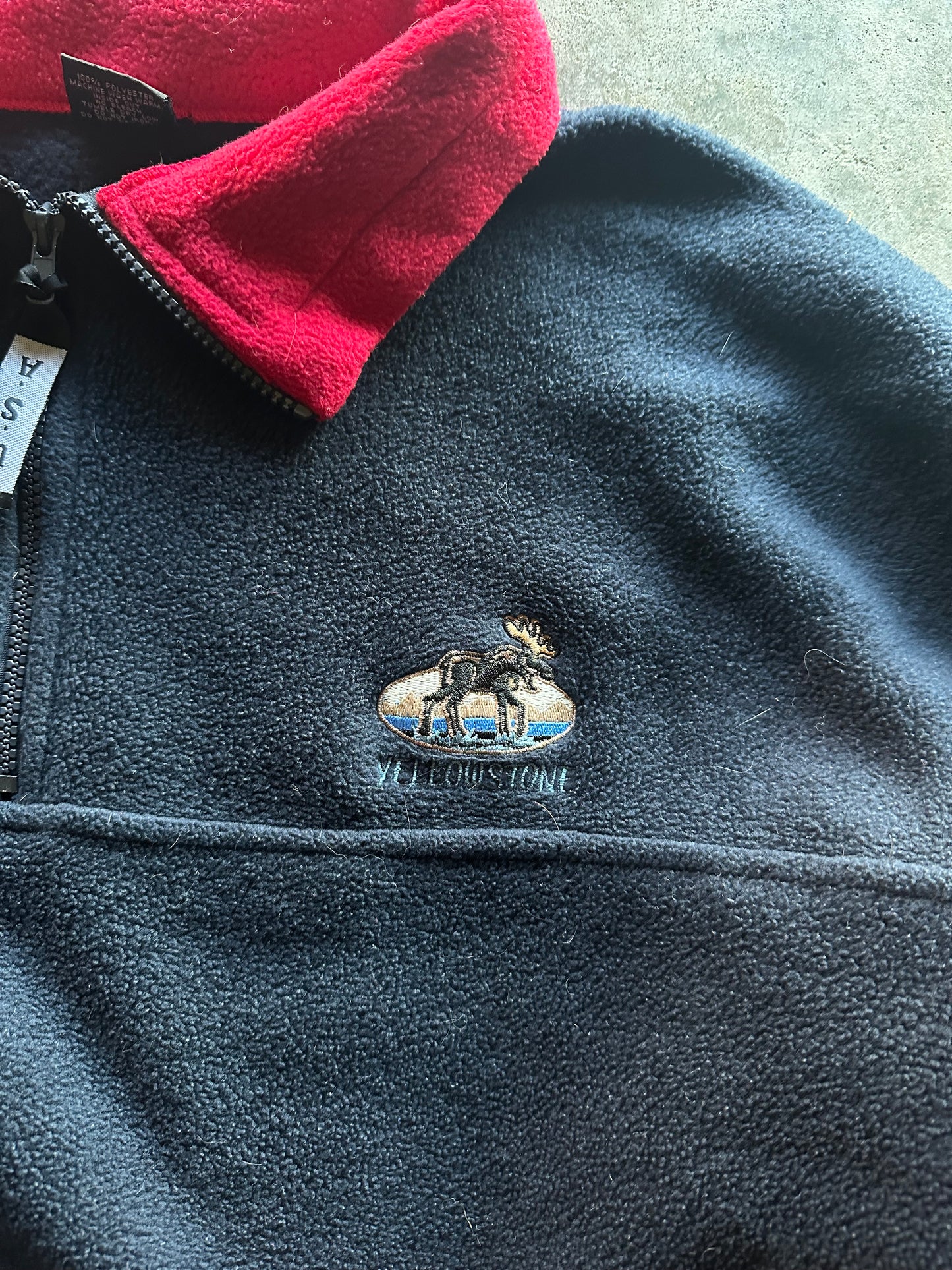 (XXL) Vintage 90s Yellowstone Quarter-Zip Jacket