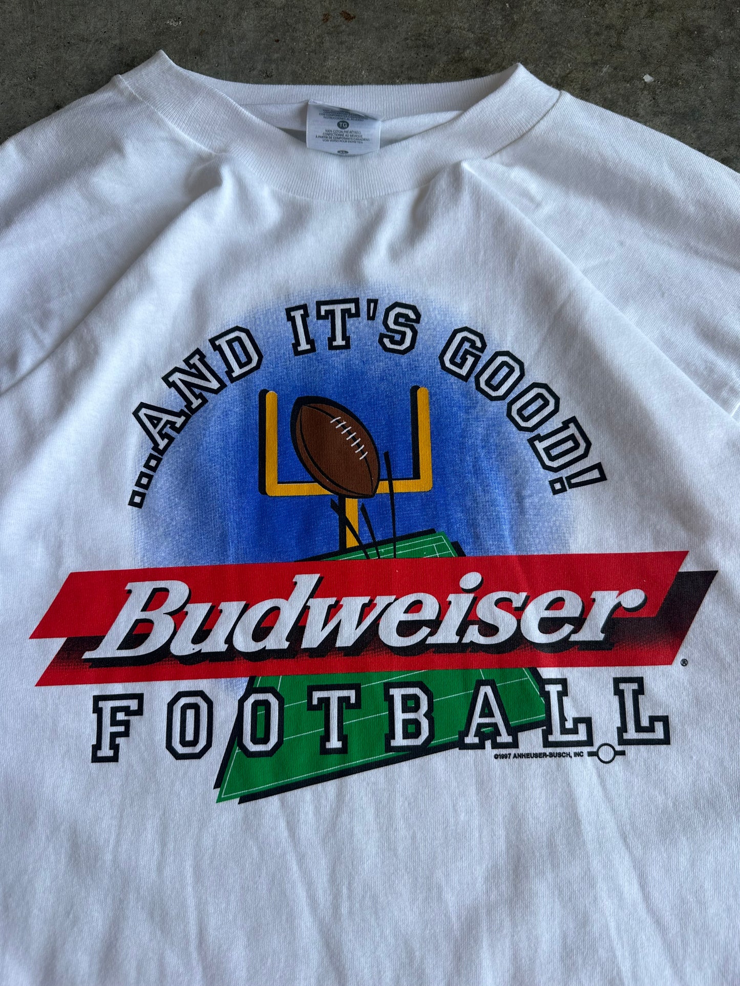 (XL) 1997 Budweiser 'It's Good' Tee