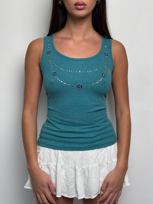 (M) 00s Rhinestone Tank-Top