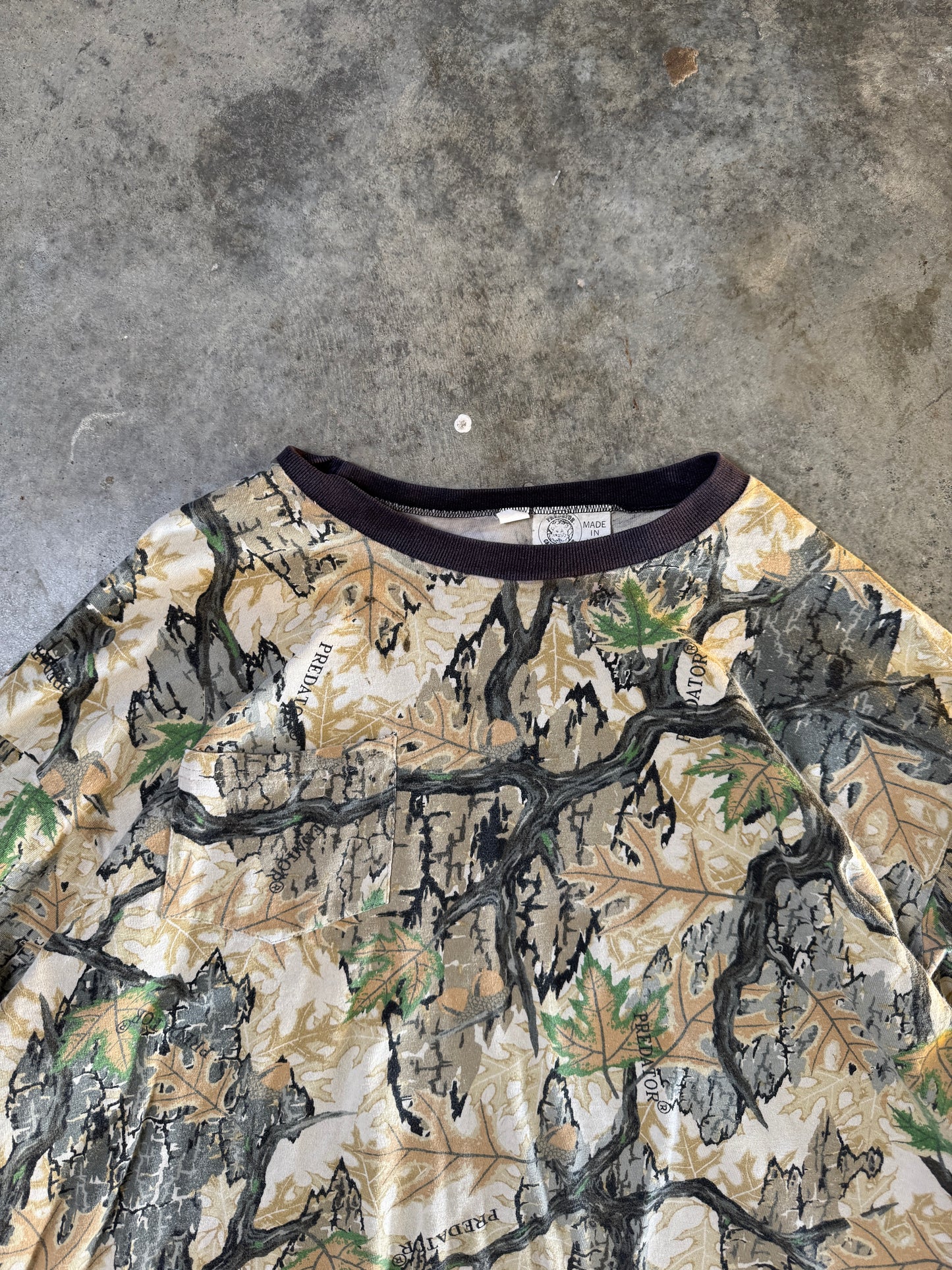 (XXL) Vintage Camo Longsleeve